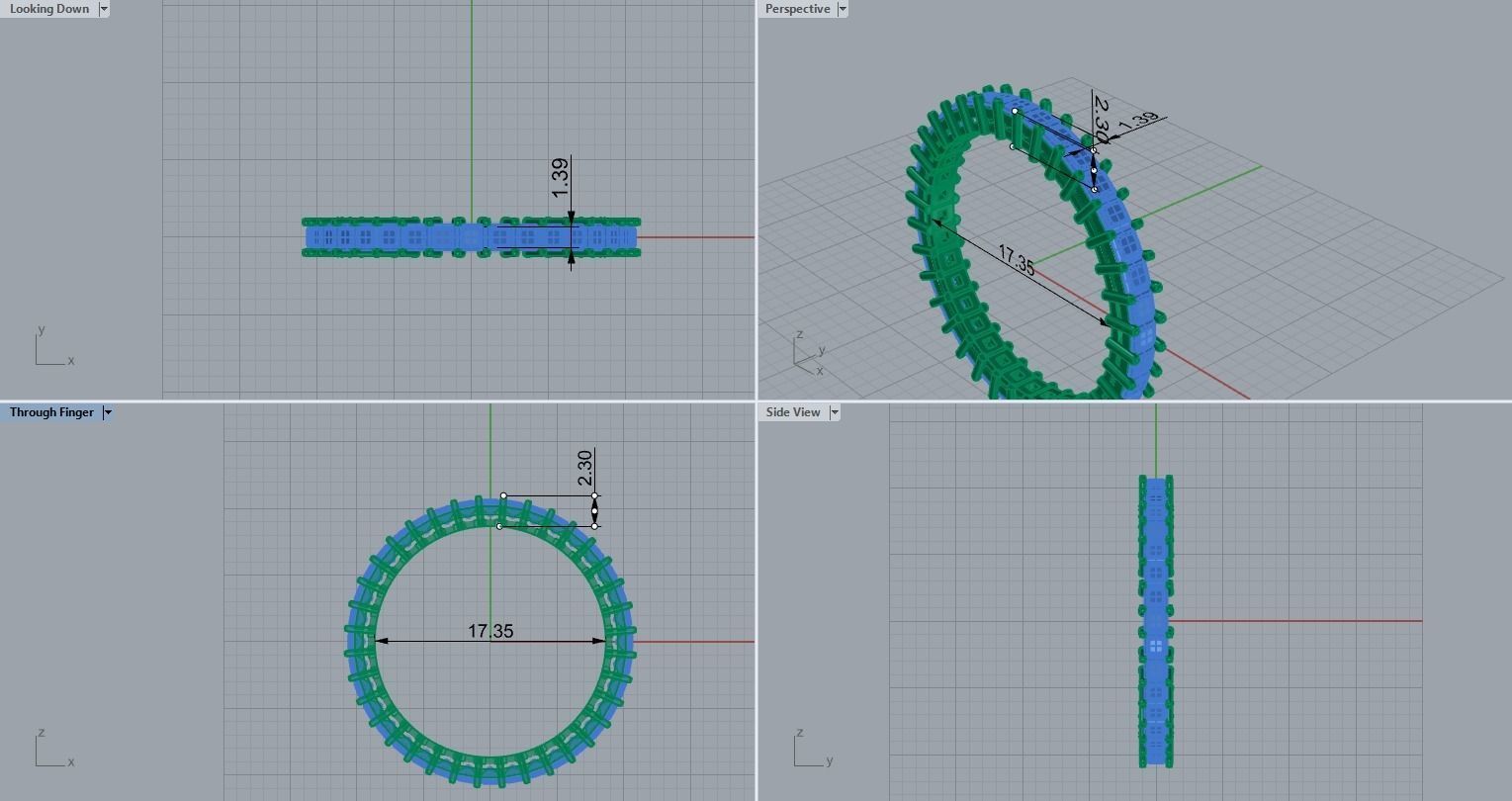 ring code  601 3D print model_1