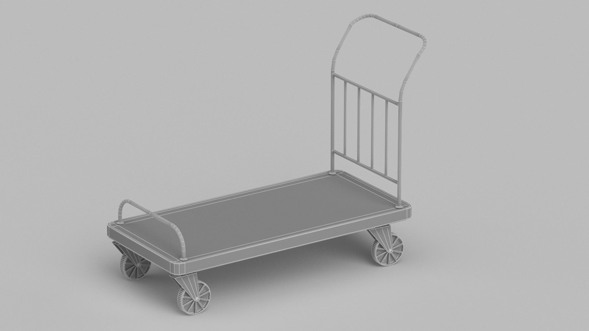 Roller Handcart 3D model_6