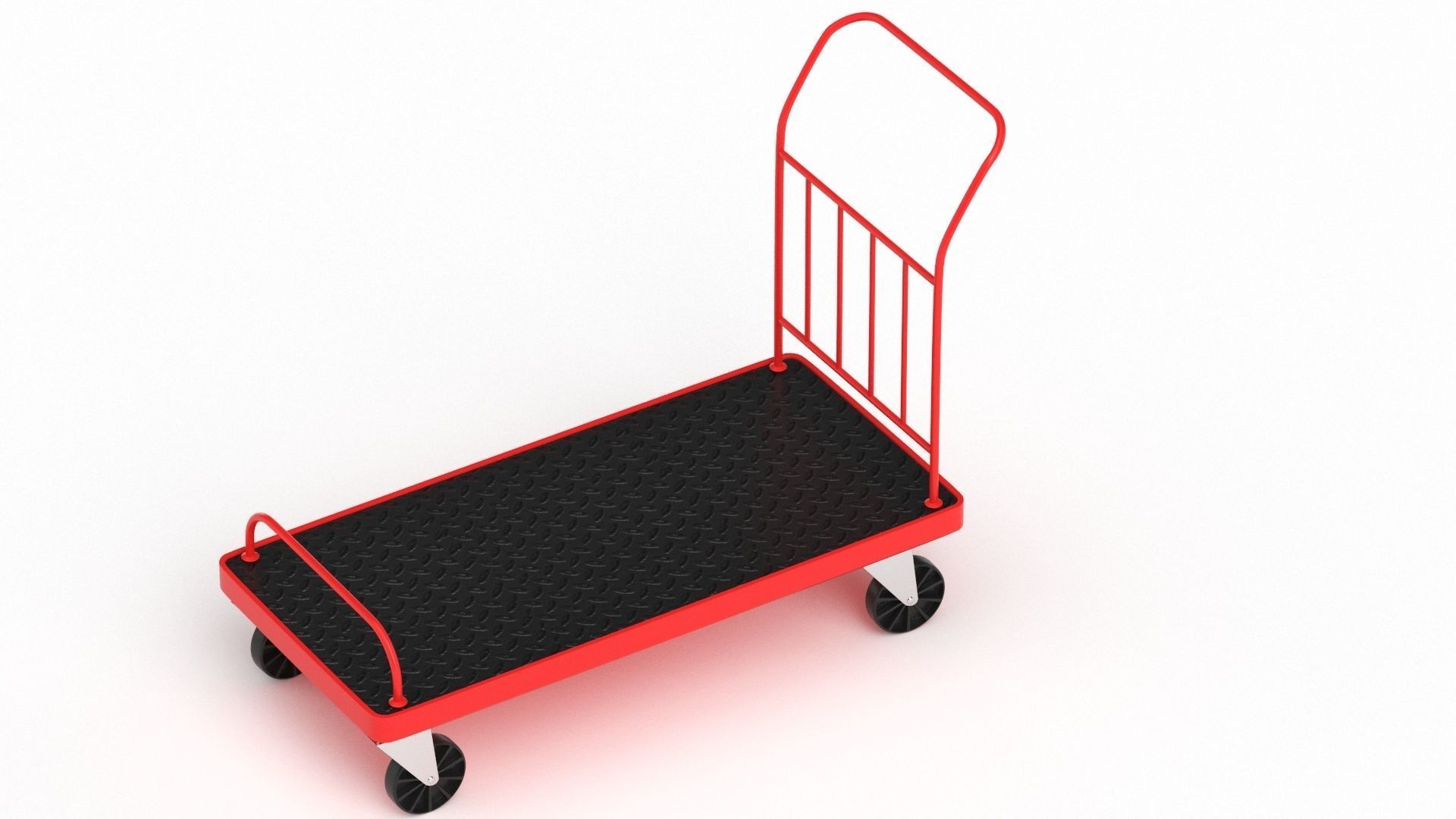 Roller Handcart 3D model_2