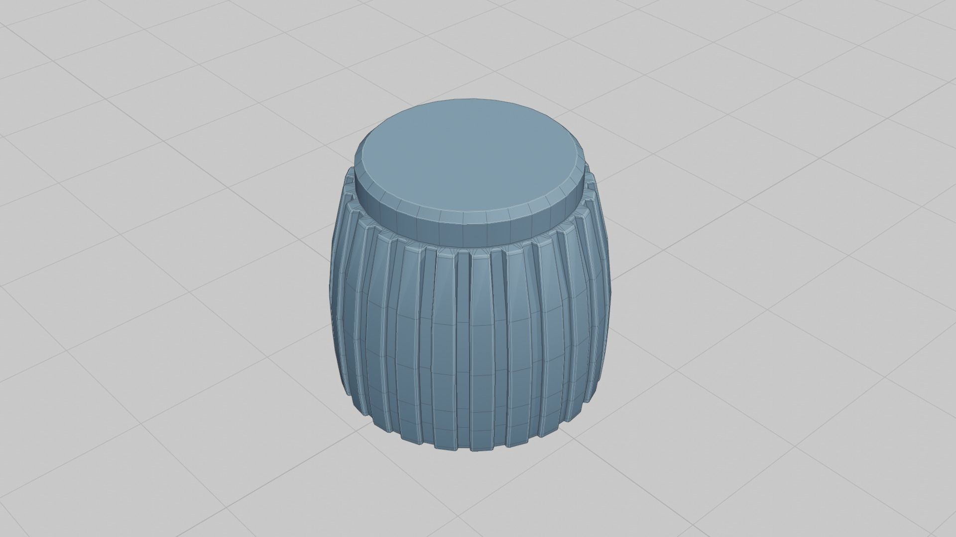 Marshall style guitar amp knobs 3D model_5