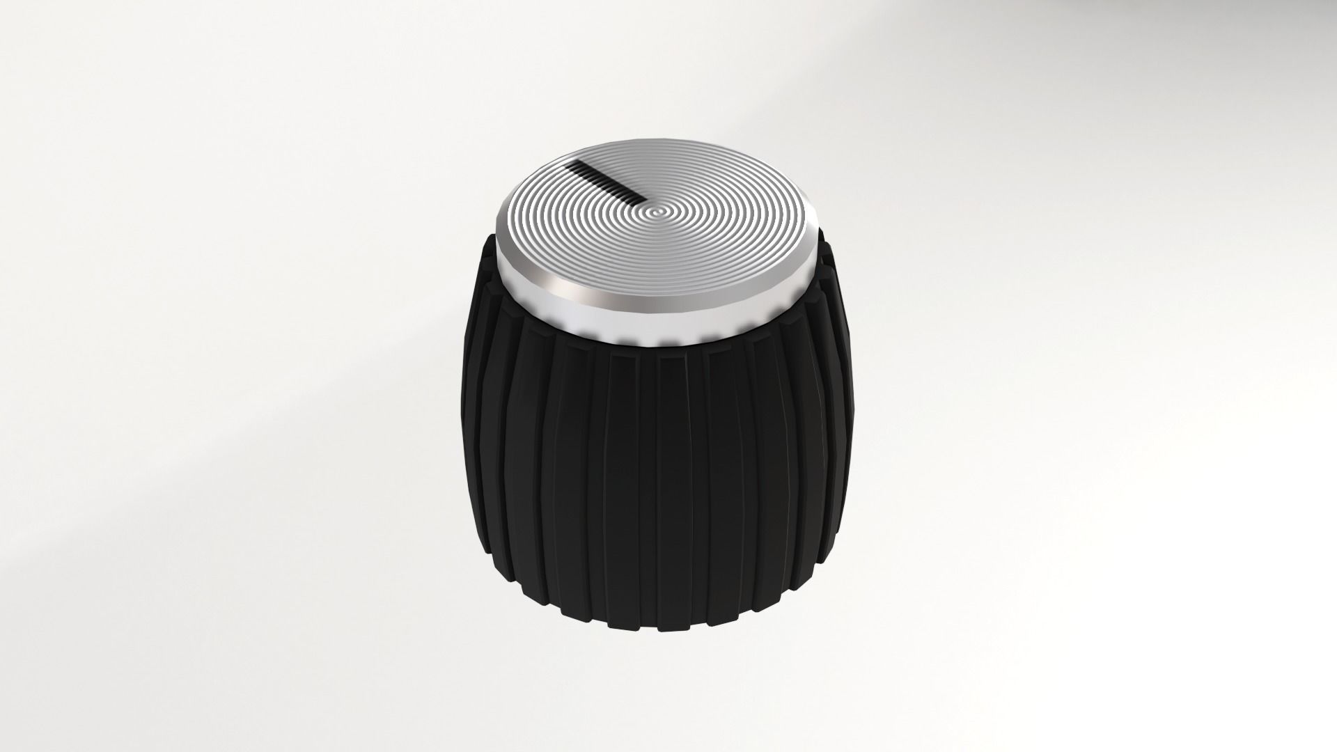 Marshall style guitar amp knobs 3D model_2