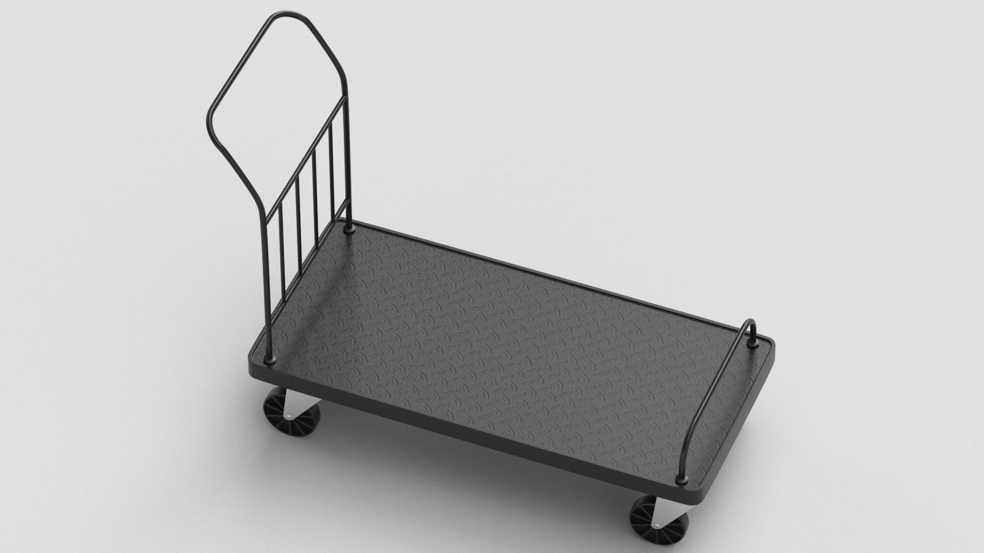 Roller Handcart 3D model_3