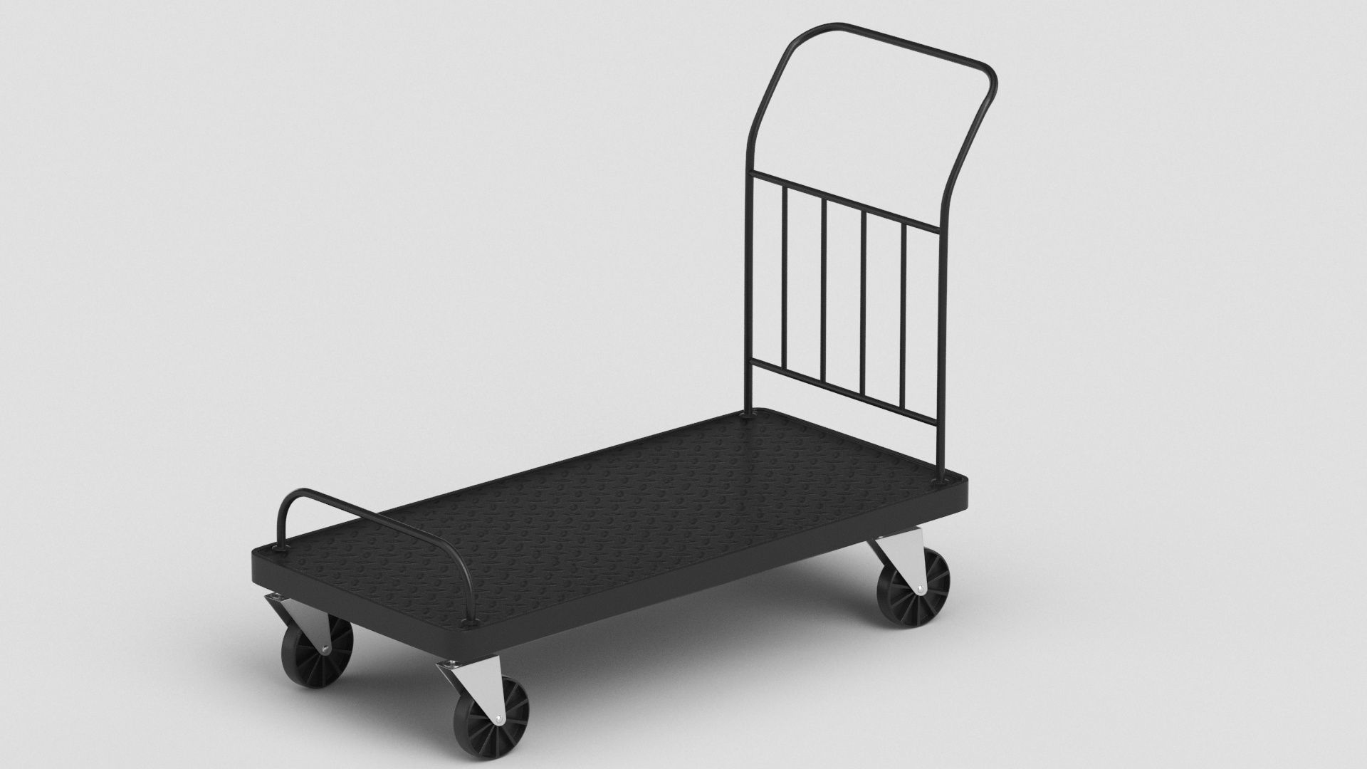 Roller Handcart 3D model_1
