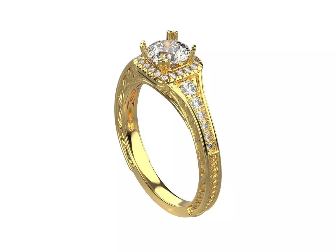 ring code 490 3D print model