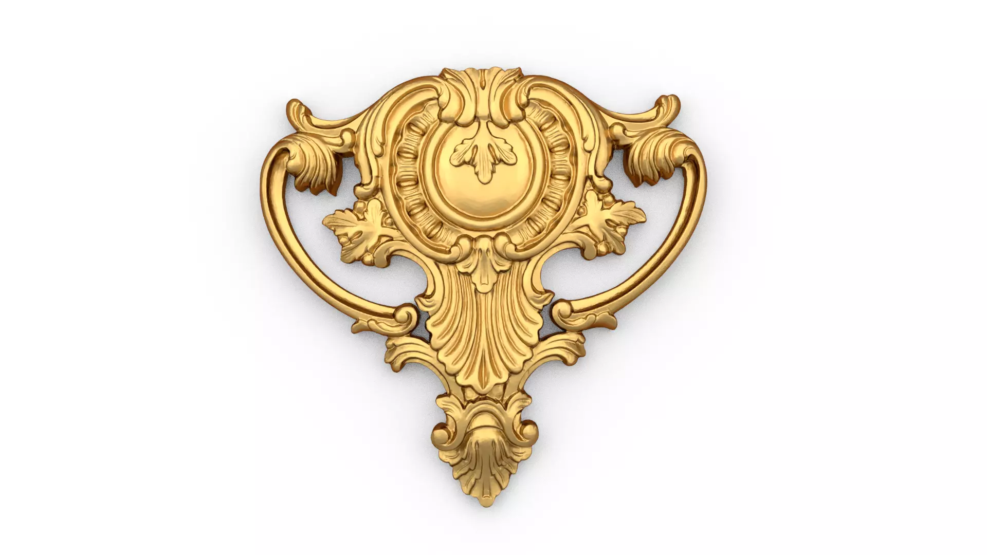 Classic carved decor ornament 471 3D print model_0