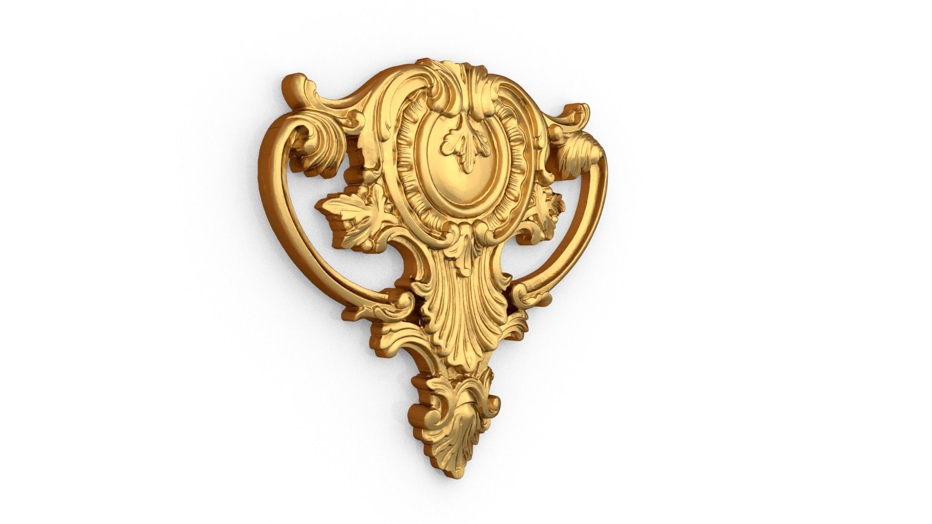 Classic carved decor ornament 471 3D print model_1