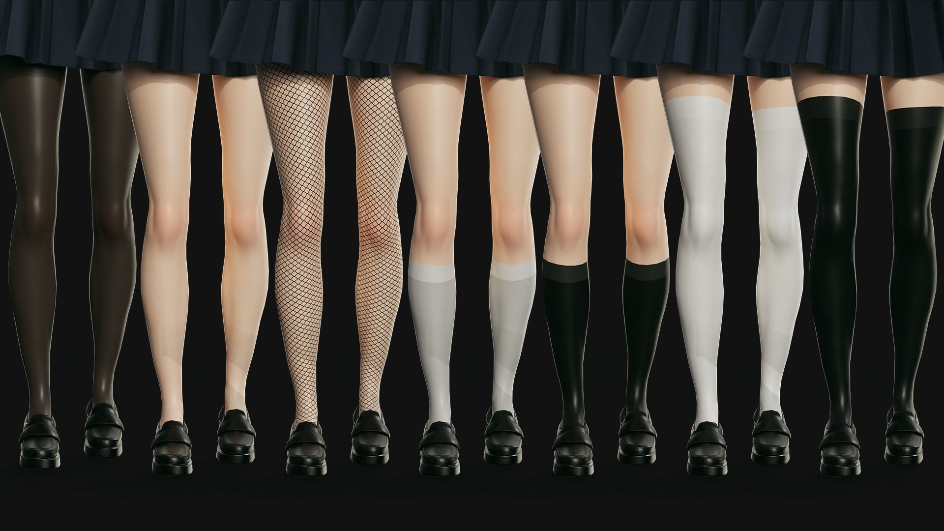 GAME-READY 3D Character - Eika Low-poly 3D model_17