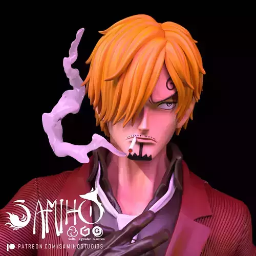 Samiho Studios - Vinsmoke Sanji - STLs ready for printing
