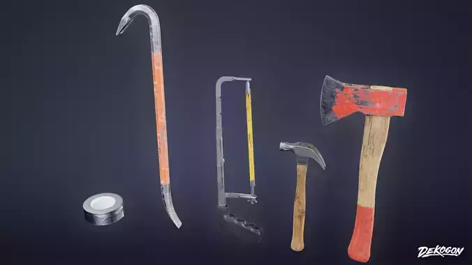 SAFE HOUSE - Tool Kit 01 - LOW POLY AND NANITE