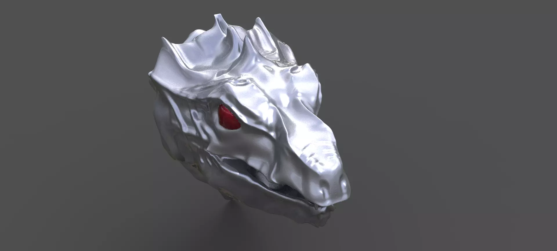 Heman Eternia Dragon head 2  3D model_0