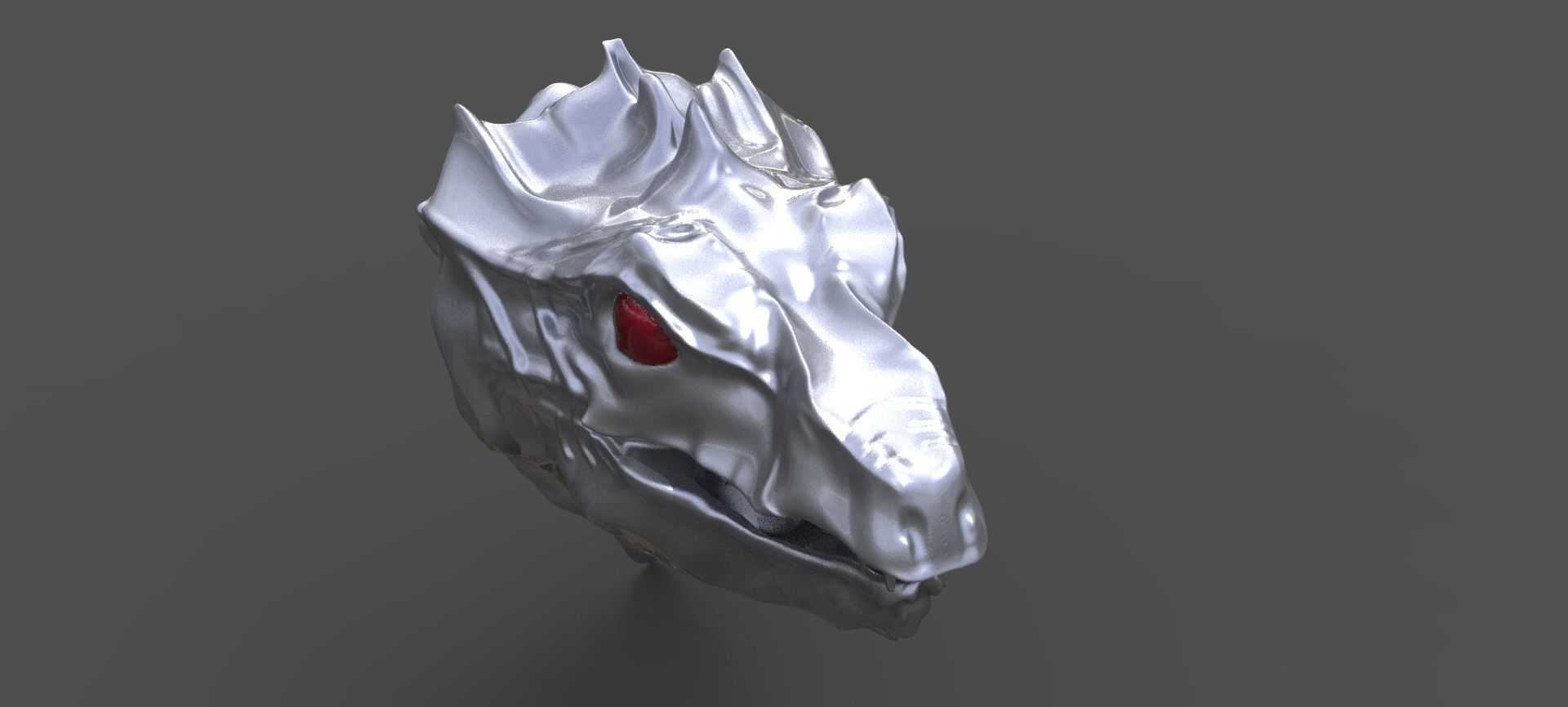Heman Eternia Dragon head 2  3D model_1