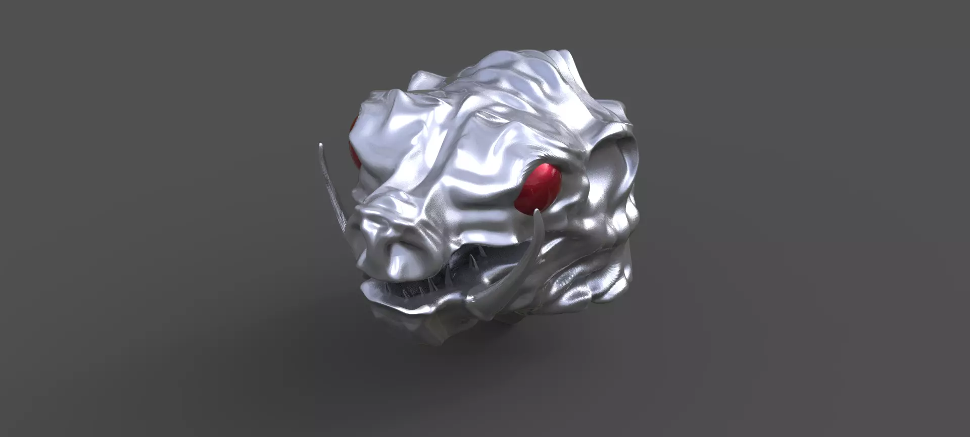 Heman Eternia Dragon head 3 3D model_0