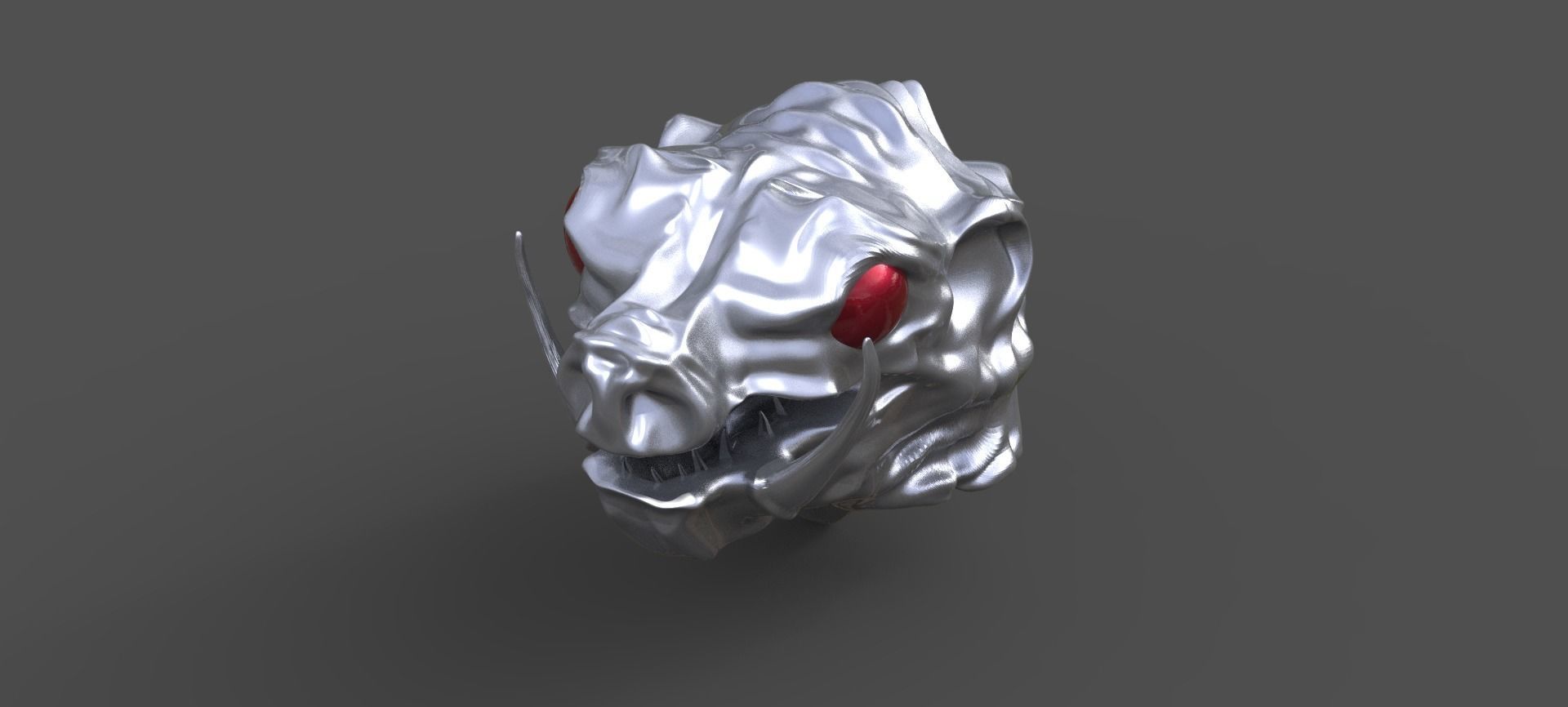 Heman Eternia Dragon head 3 3D model_1