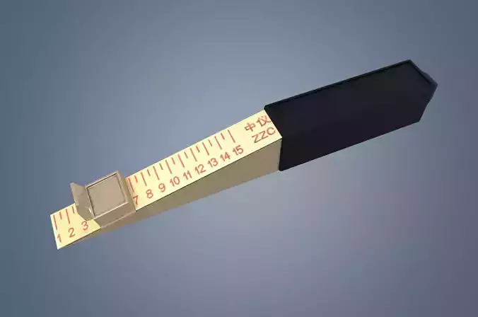 Low mold PBR wedge vernier feeler gauge