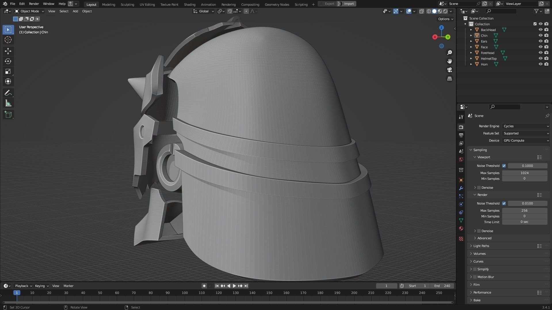 Fullmetal Alchemist Alphonse Elric Full Armor for Cosplay 3D Model Collection_15