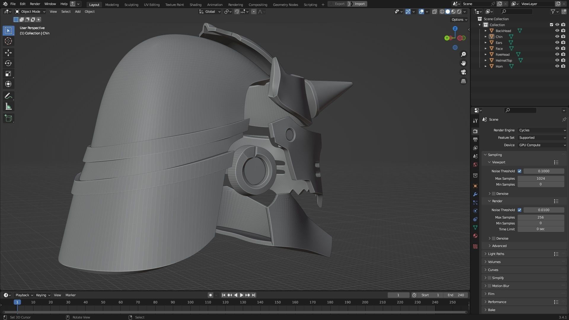 Fullmetal Alchemist Alphonse Elric Full Armor for Cosplay 3D Model Collection_17