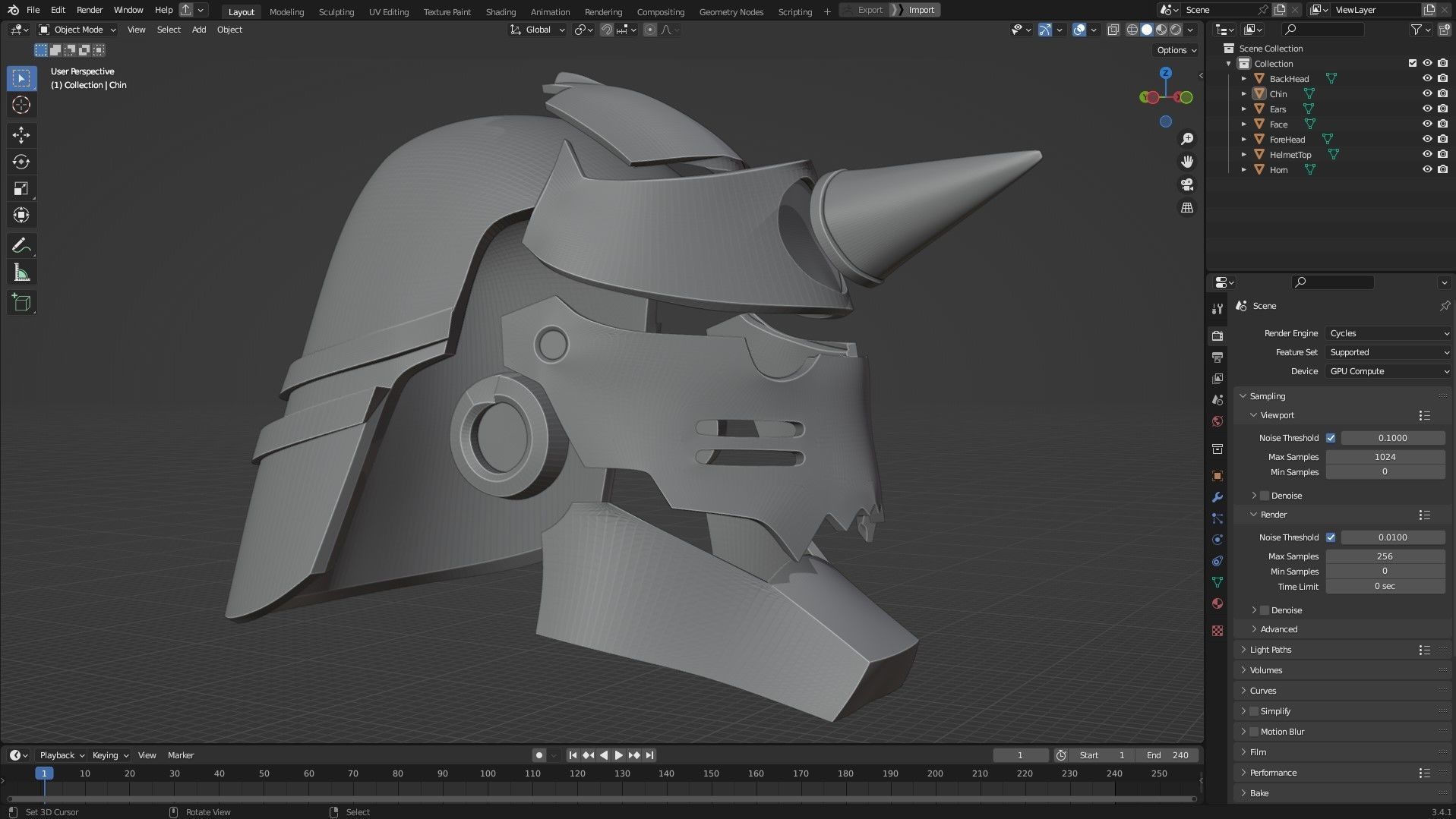 Fullmetal Alchemist Alphonse Elric Full Armor for Cosplay 3D Model Collection_16