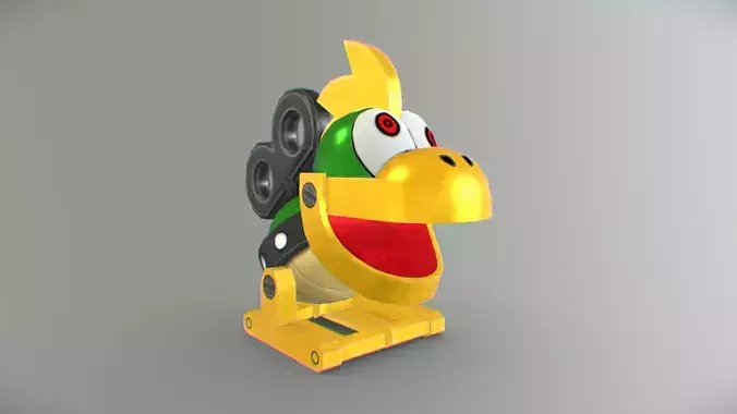 Mechakoopa - Mario Kart 8 Low-poly 3D model