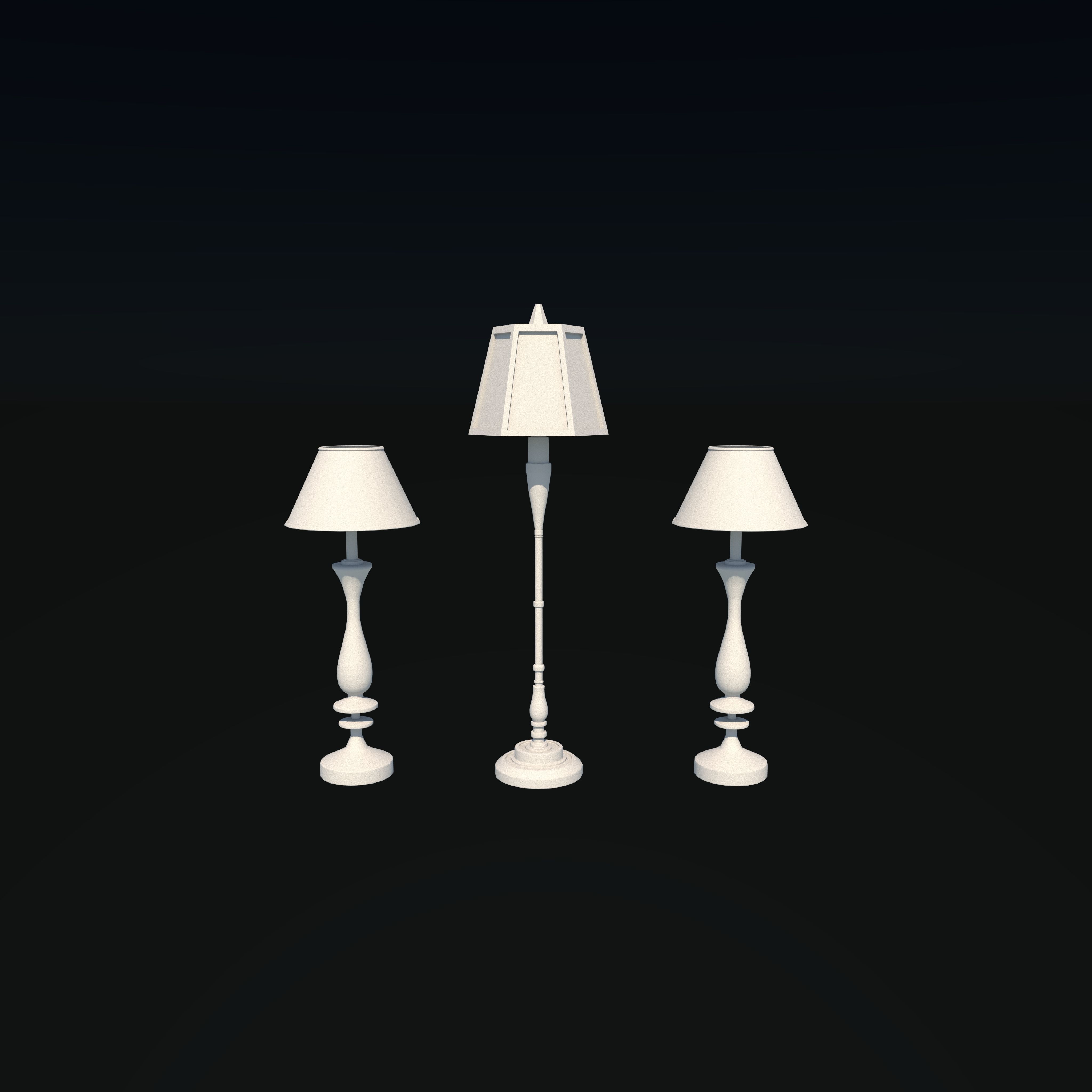 Old Lamp 3D model_7