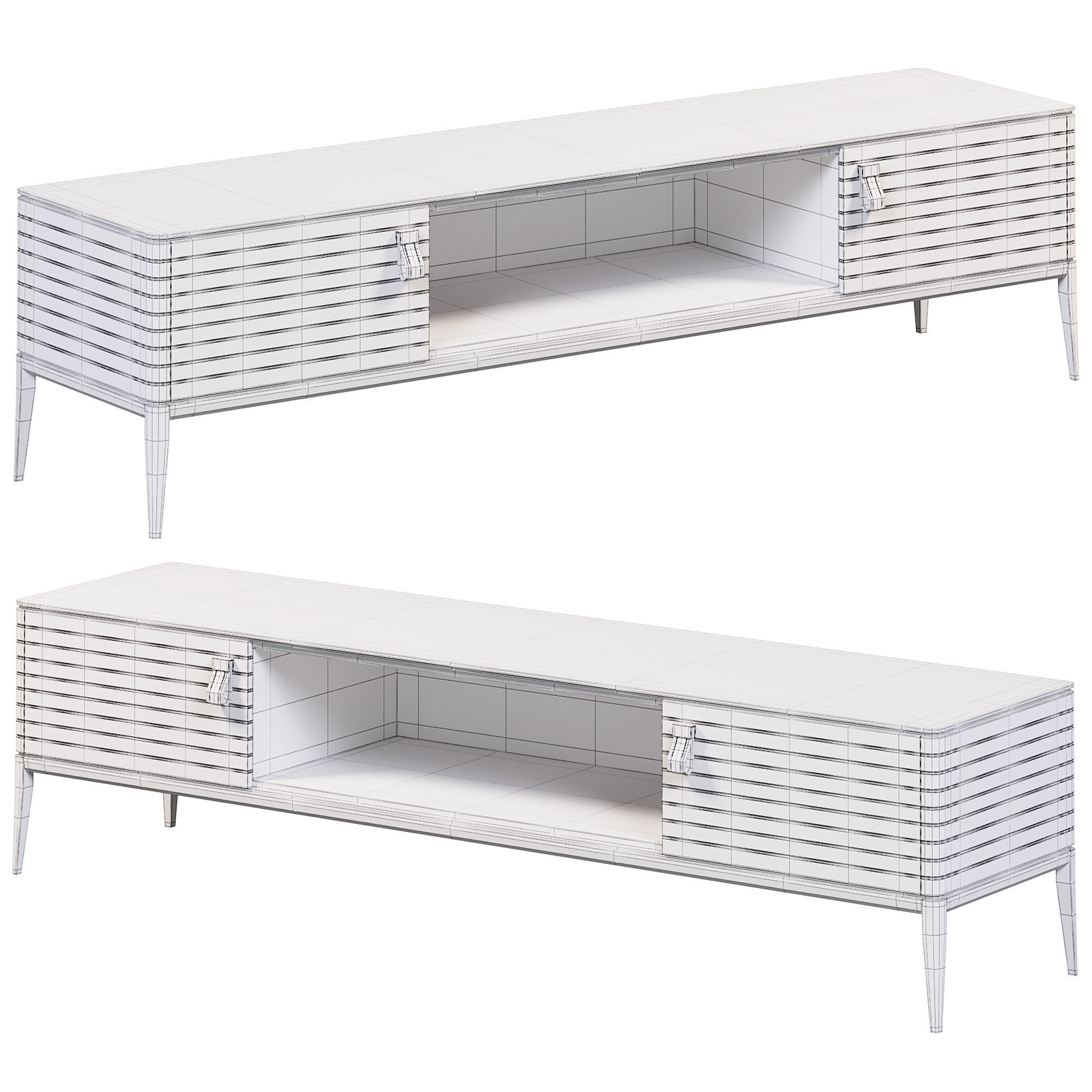 levanzo low sideboard by meroniecolzani 3D model_2