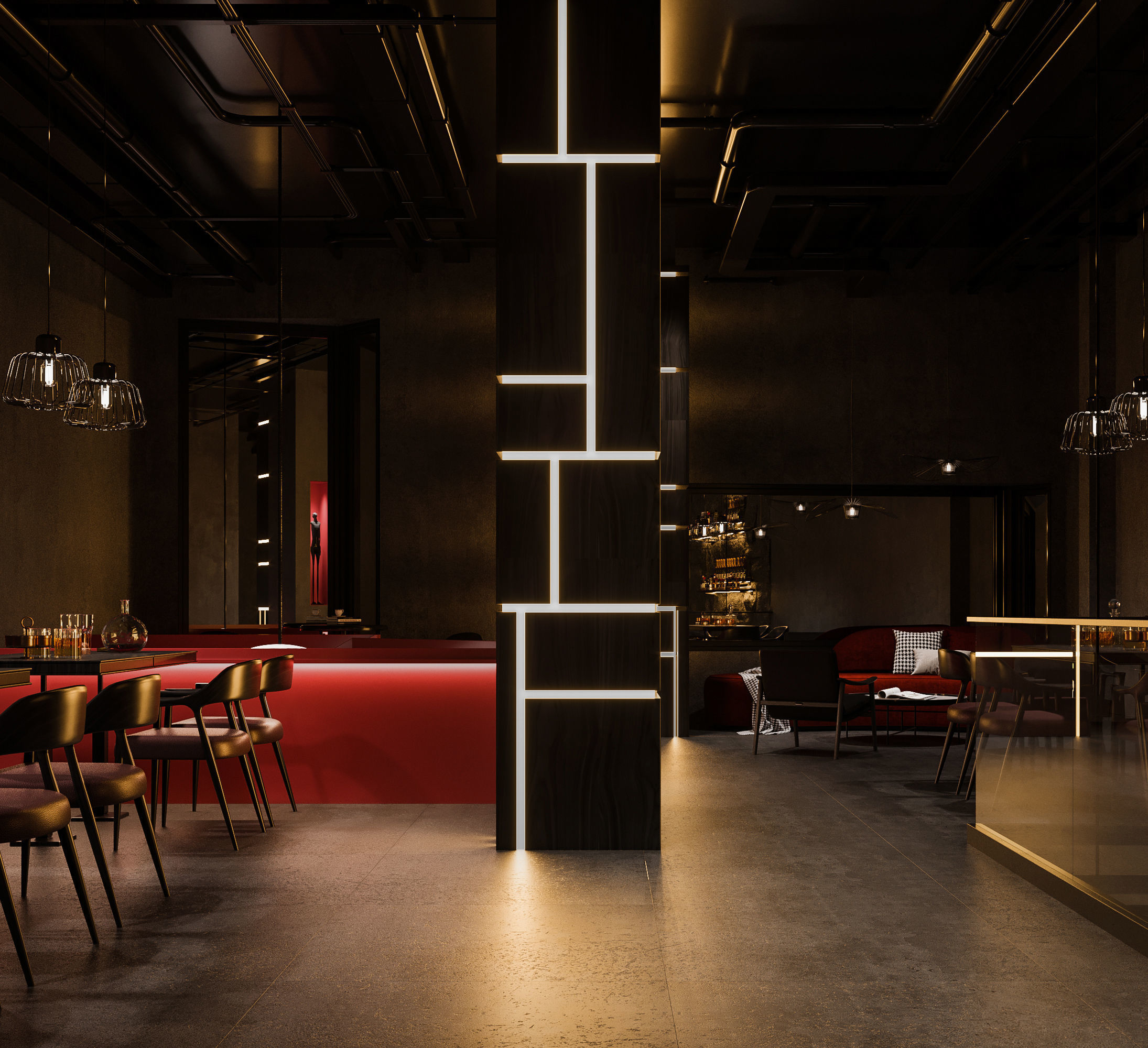 night bar 3d model 3D model_5