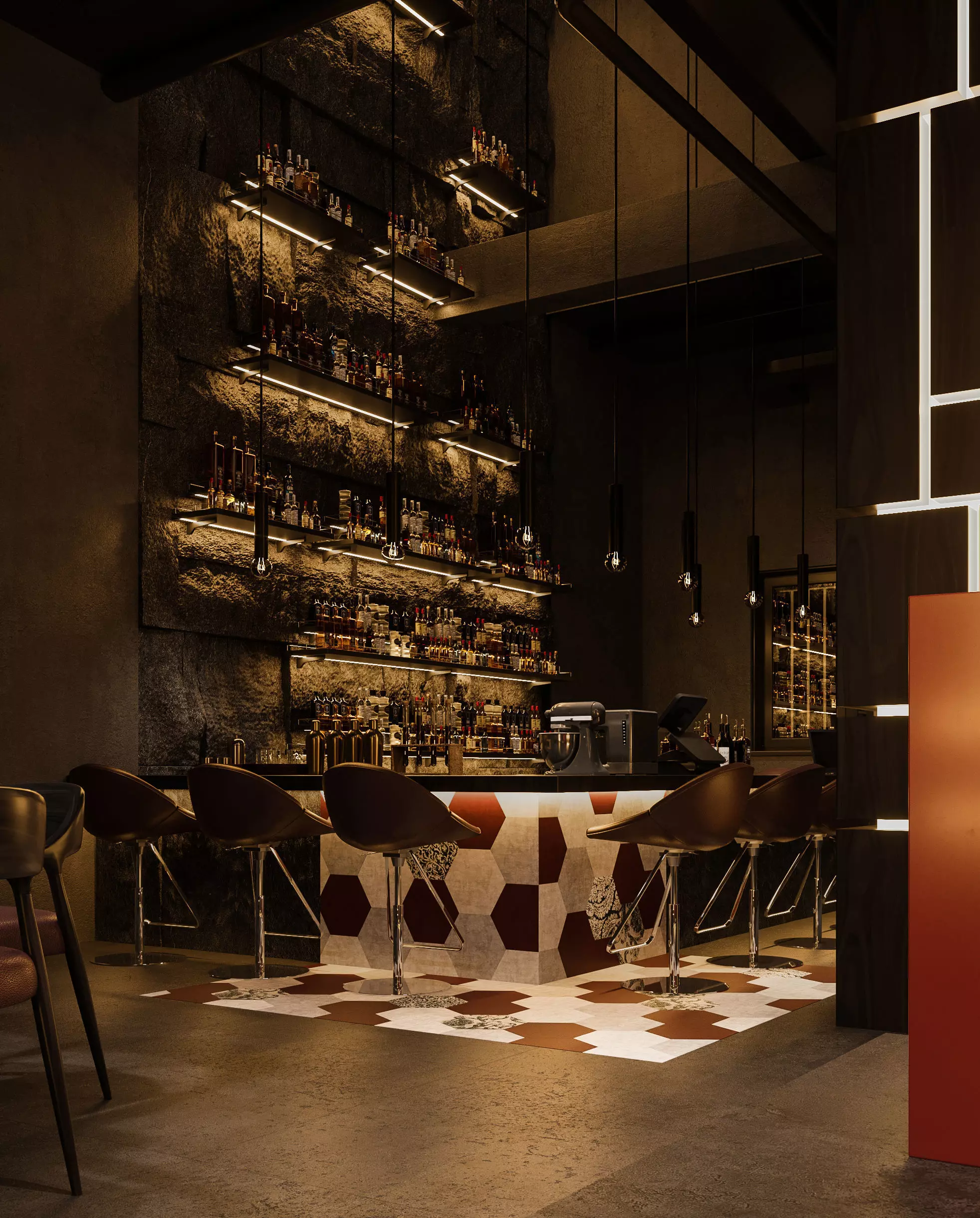 night bar 3d model 3D model_0