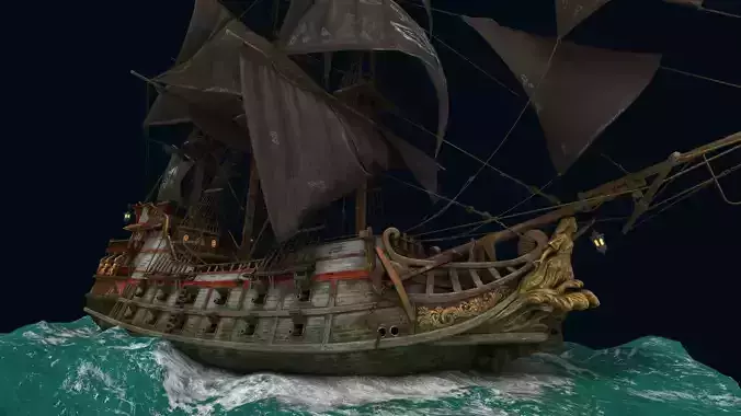 Black Pearl Pirate Ship
