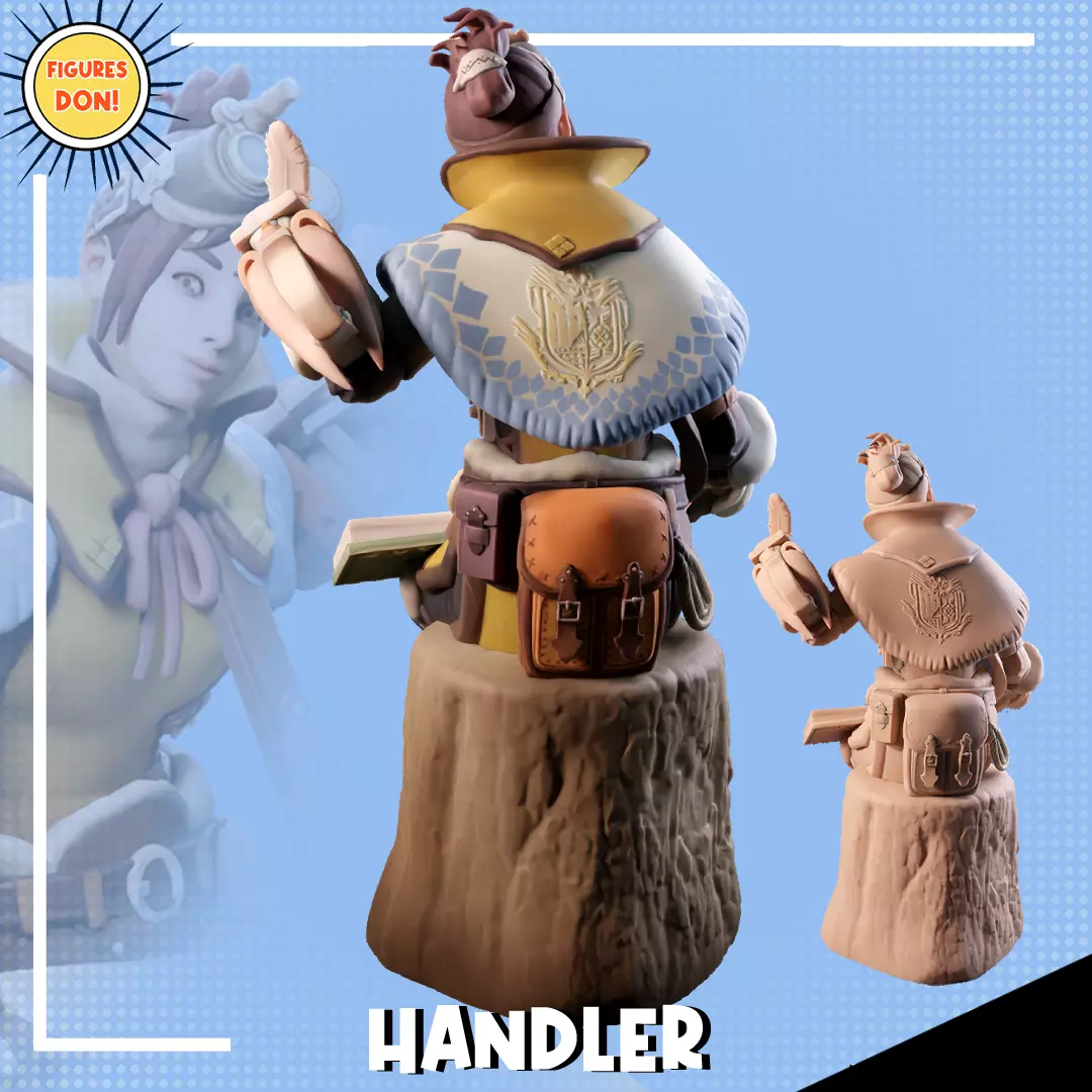 Handler - Monster Hunter World 3D print model_8