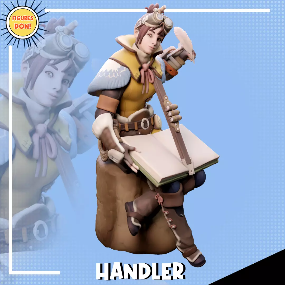 Handler - Monster Hunter World 3D print model_0