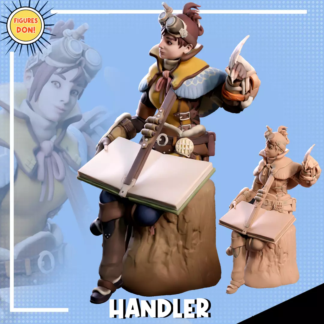 Handler - Monster Hunter World 3D print model_9