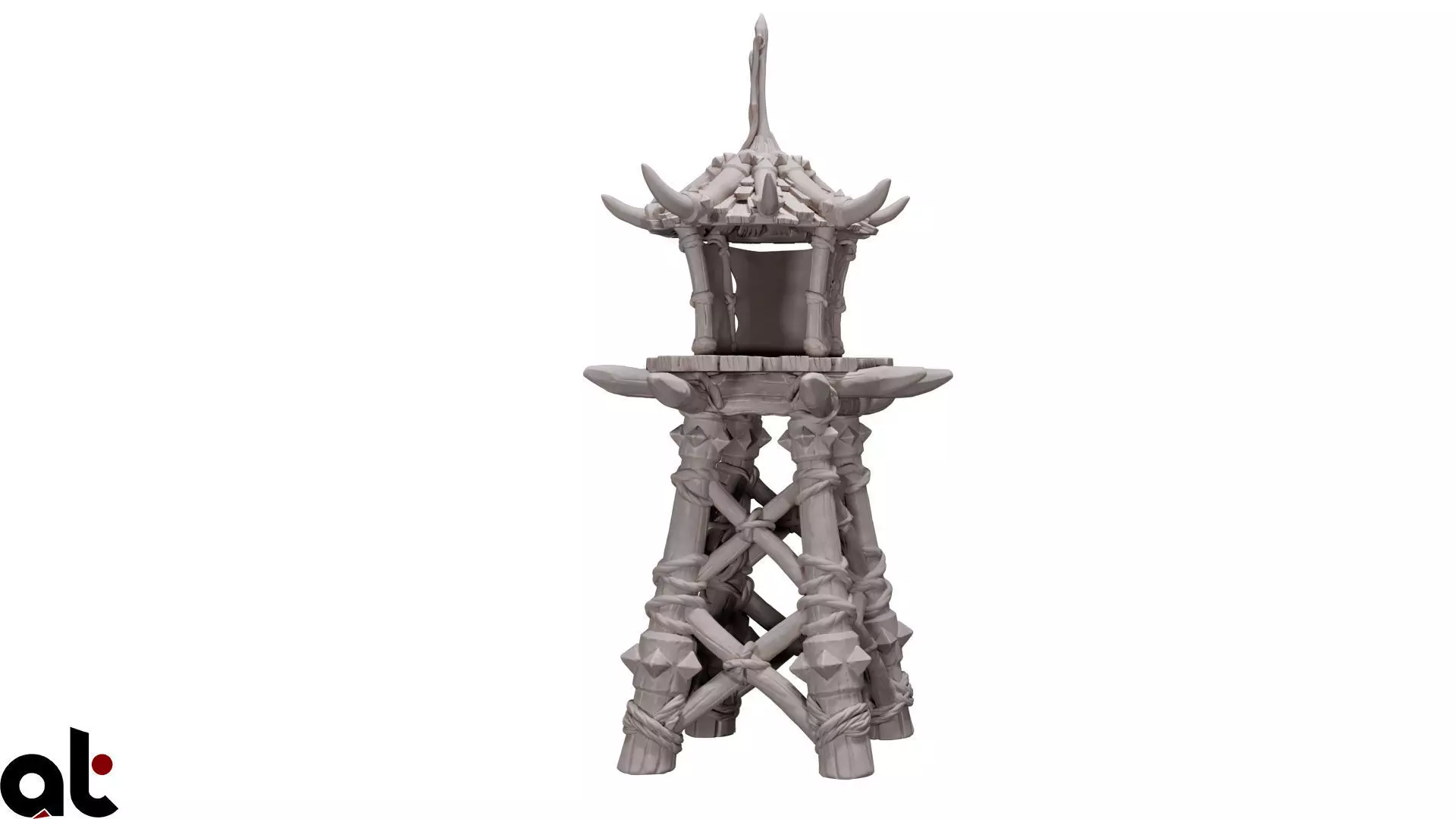 Orc Tower 3D print model_0