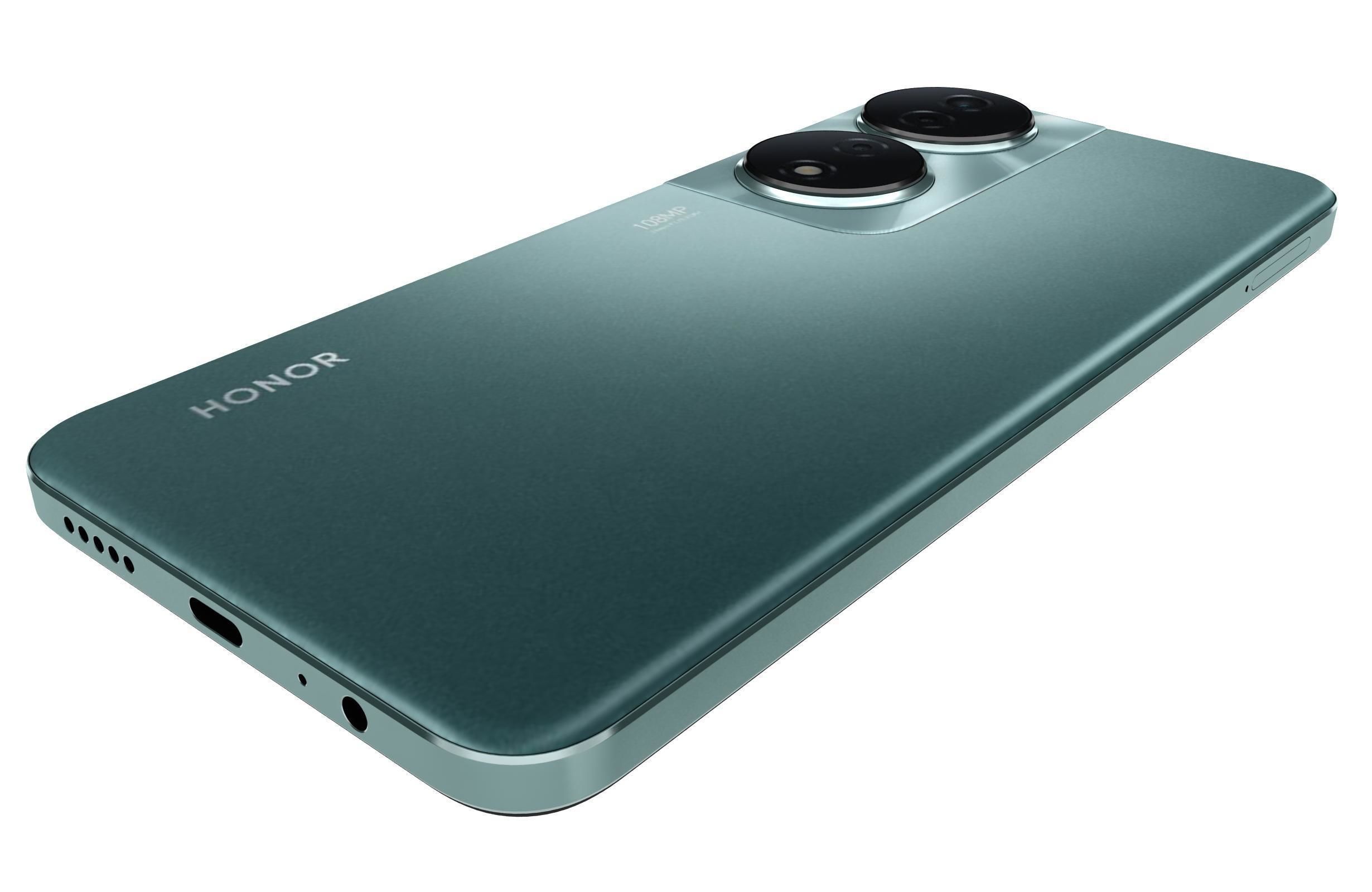 Honor X7B 5G Green 3D model_13