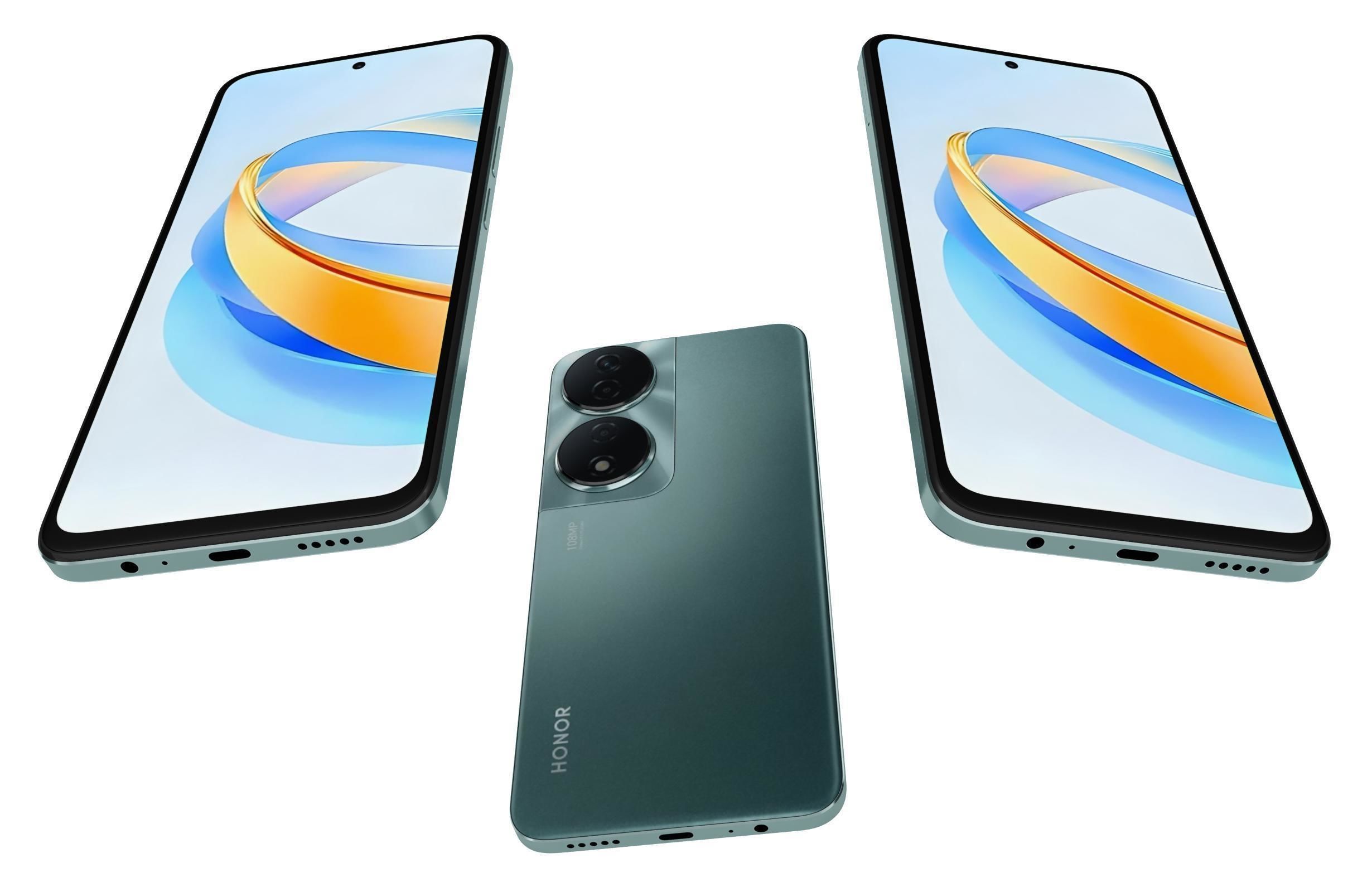 Honor X7B 5G Green 3D model_1