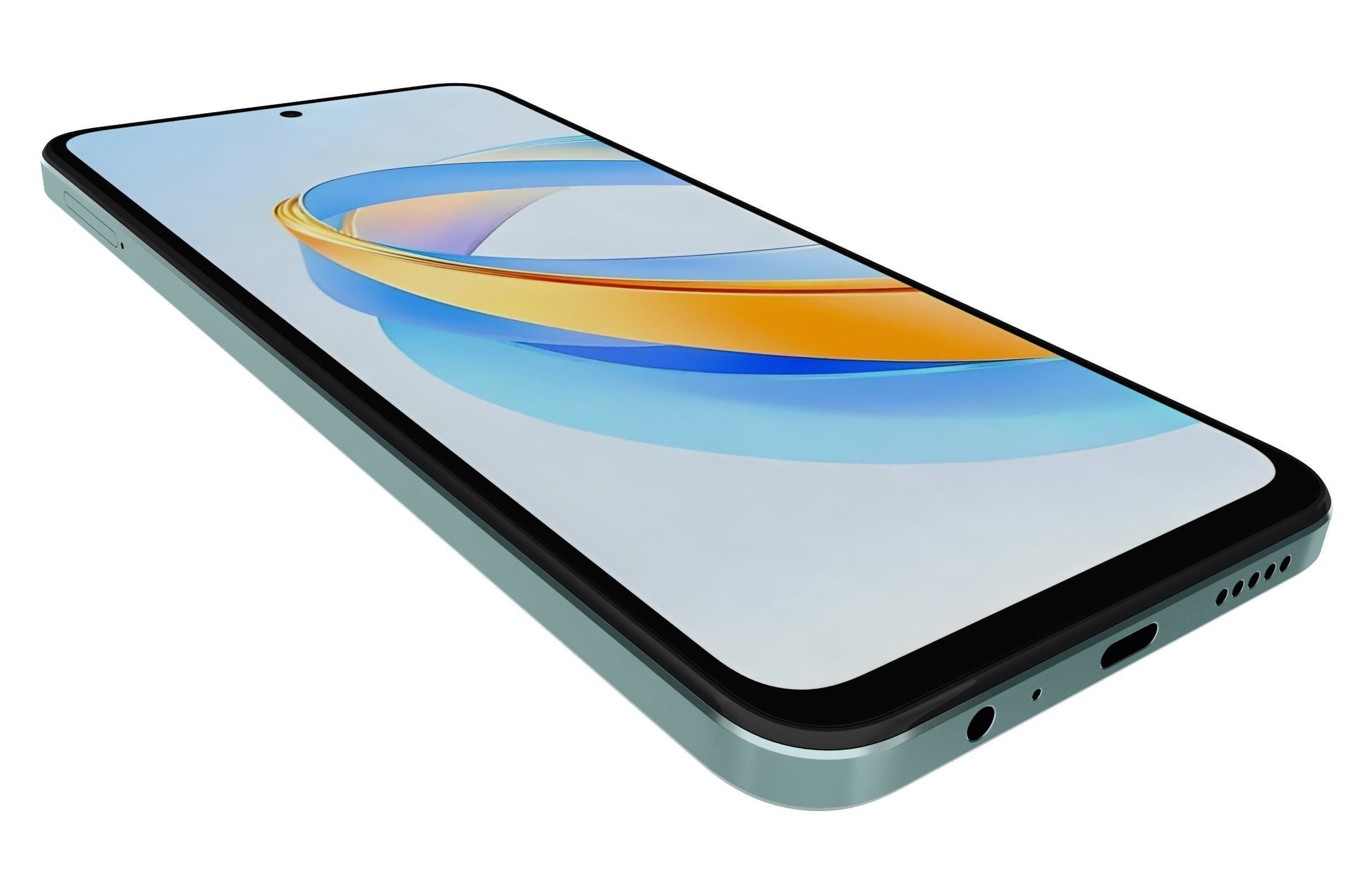 Honor X7B 5G Green 3D model_12