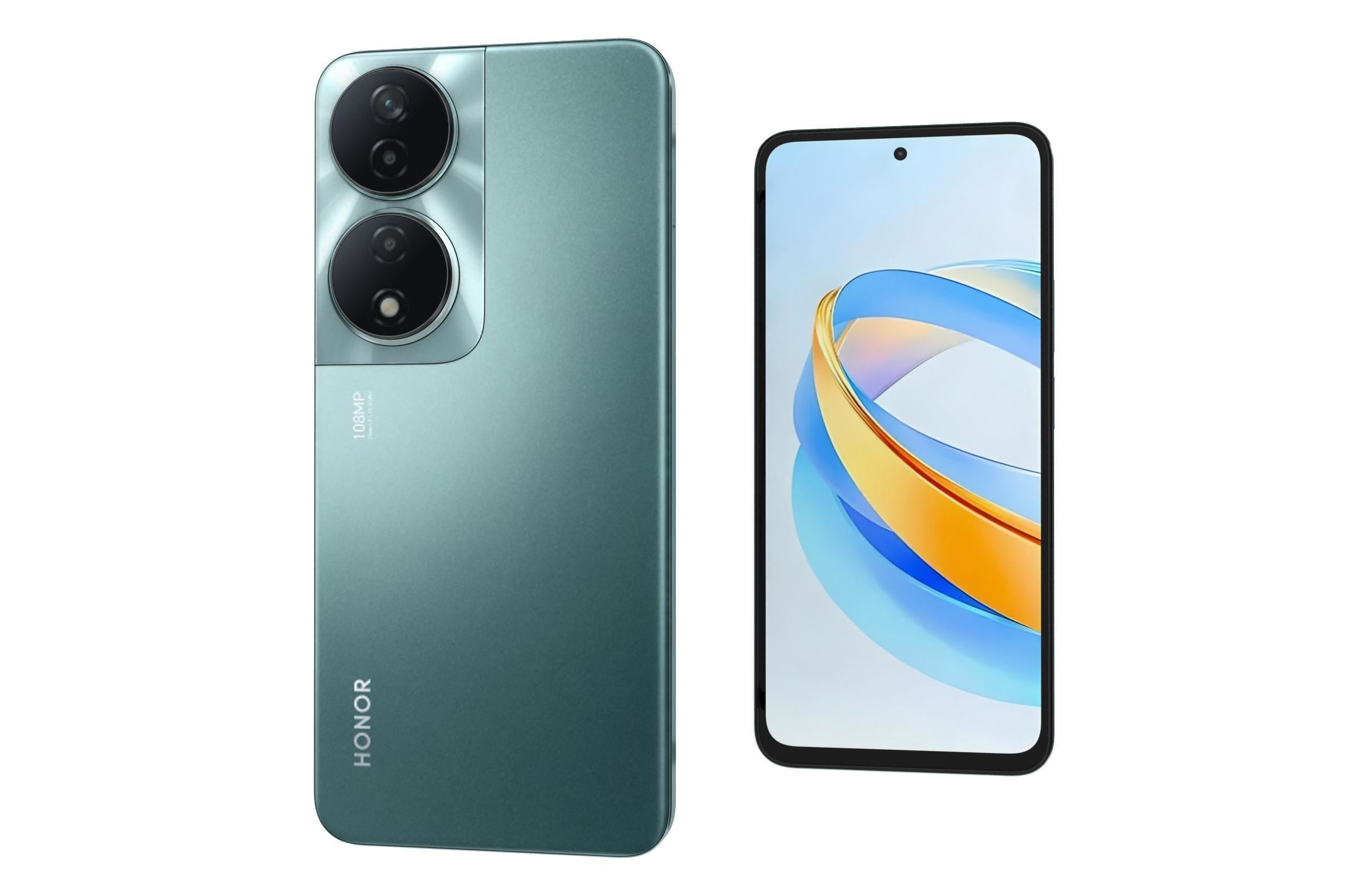 Honor X7B 5G Green 3D model_7