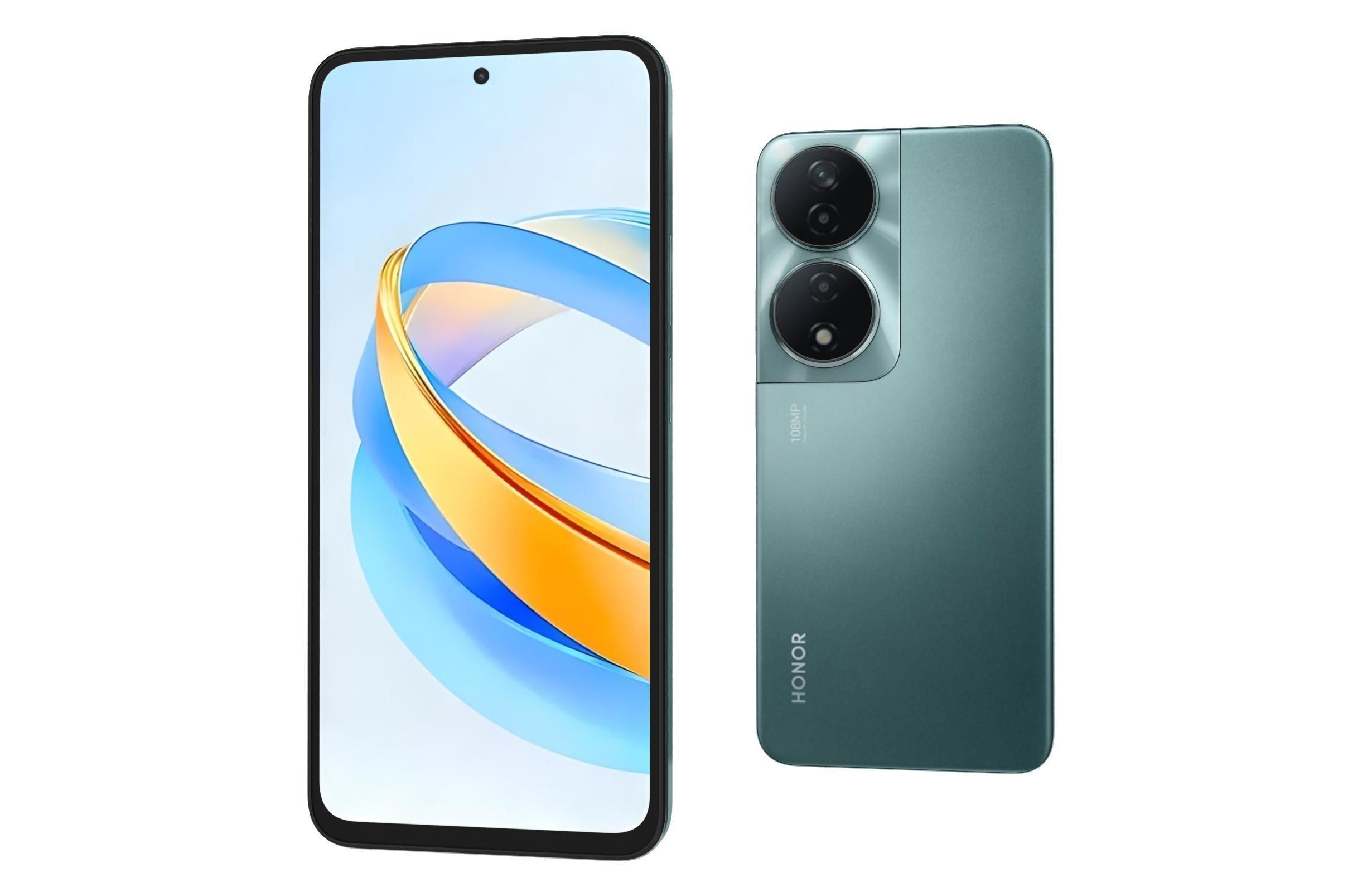 Honor X7B 5G Green 3D model_6