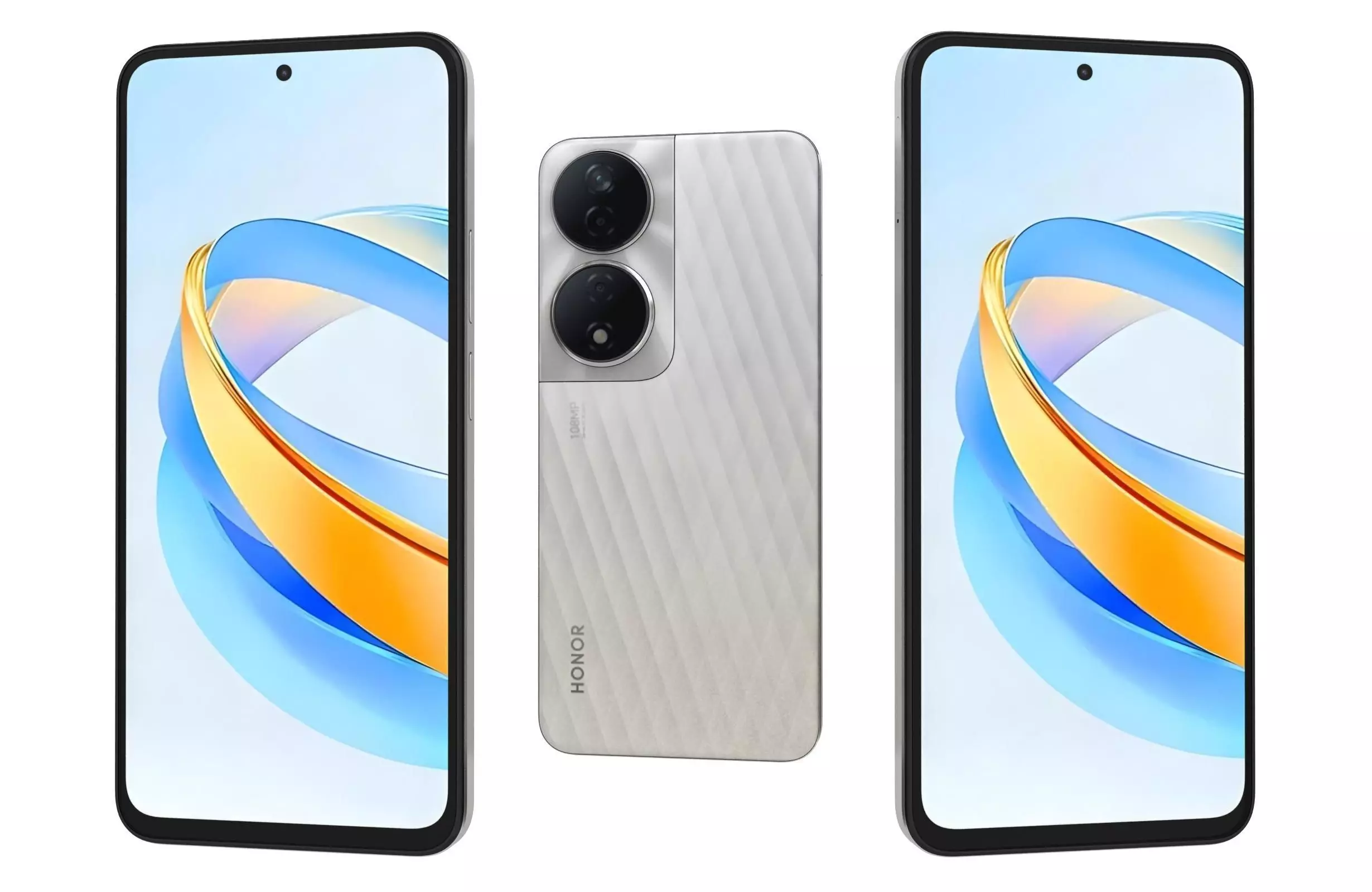 Honor X7B 5G White 3D model