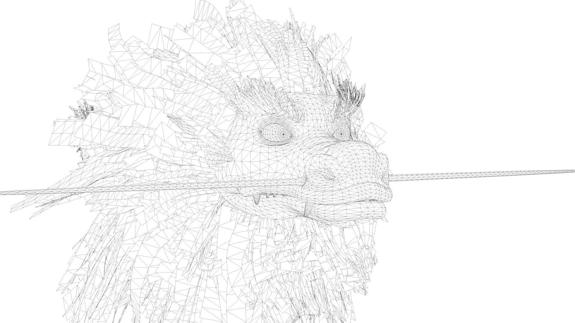 Dragon Rigged and Animated Low-poly 3D model_8