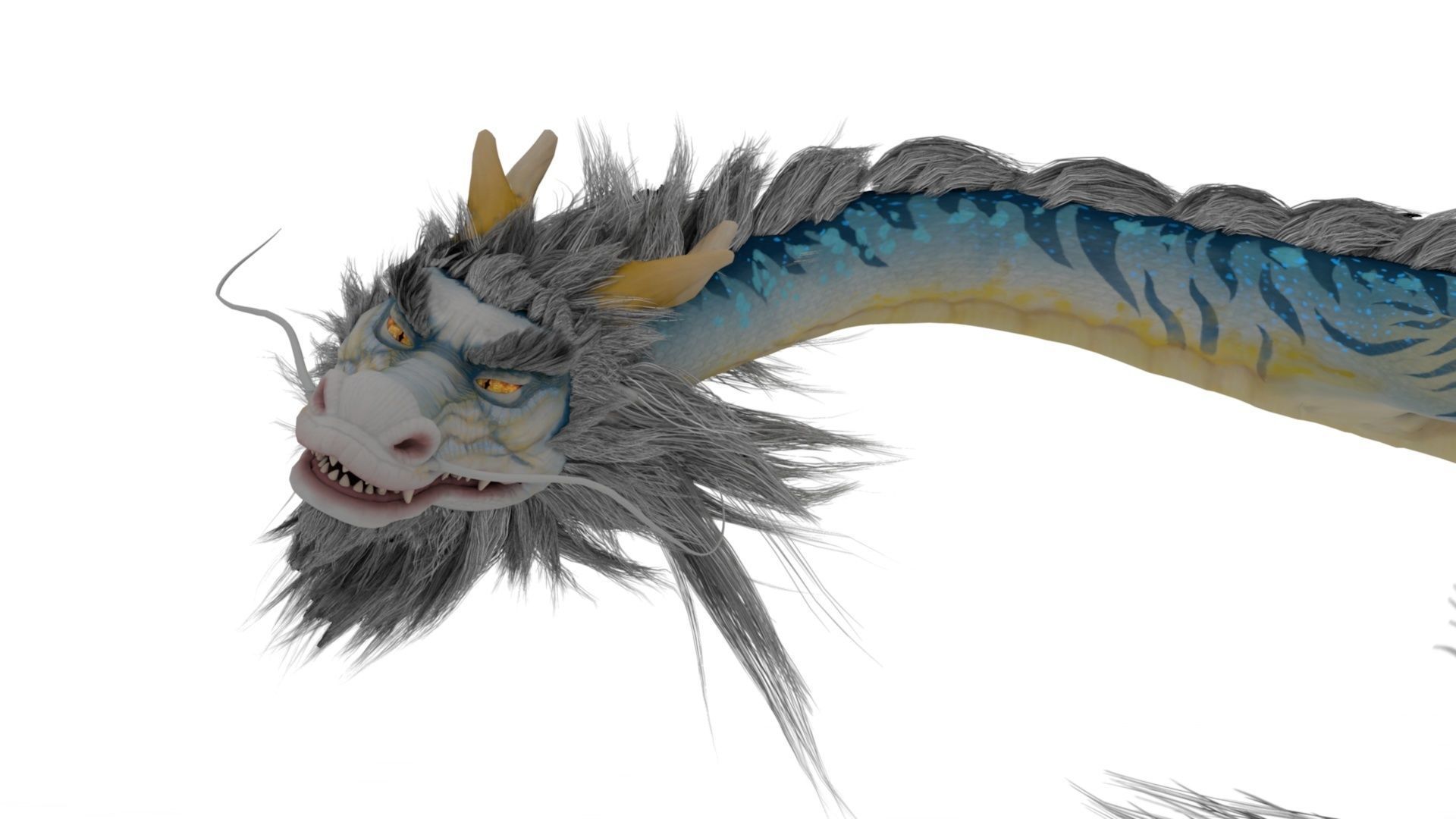 Dragon Rigged and Animated Low-poly 3D model_13