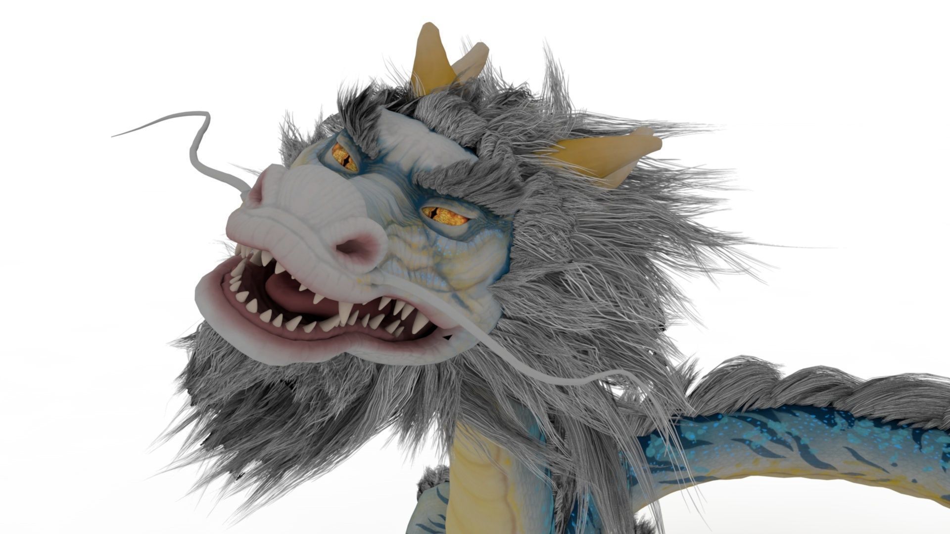 Dragon Rigged and Animated Low-poly 3D model_5