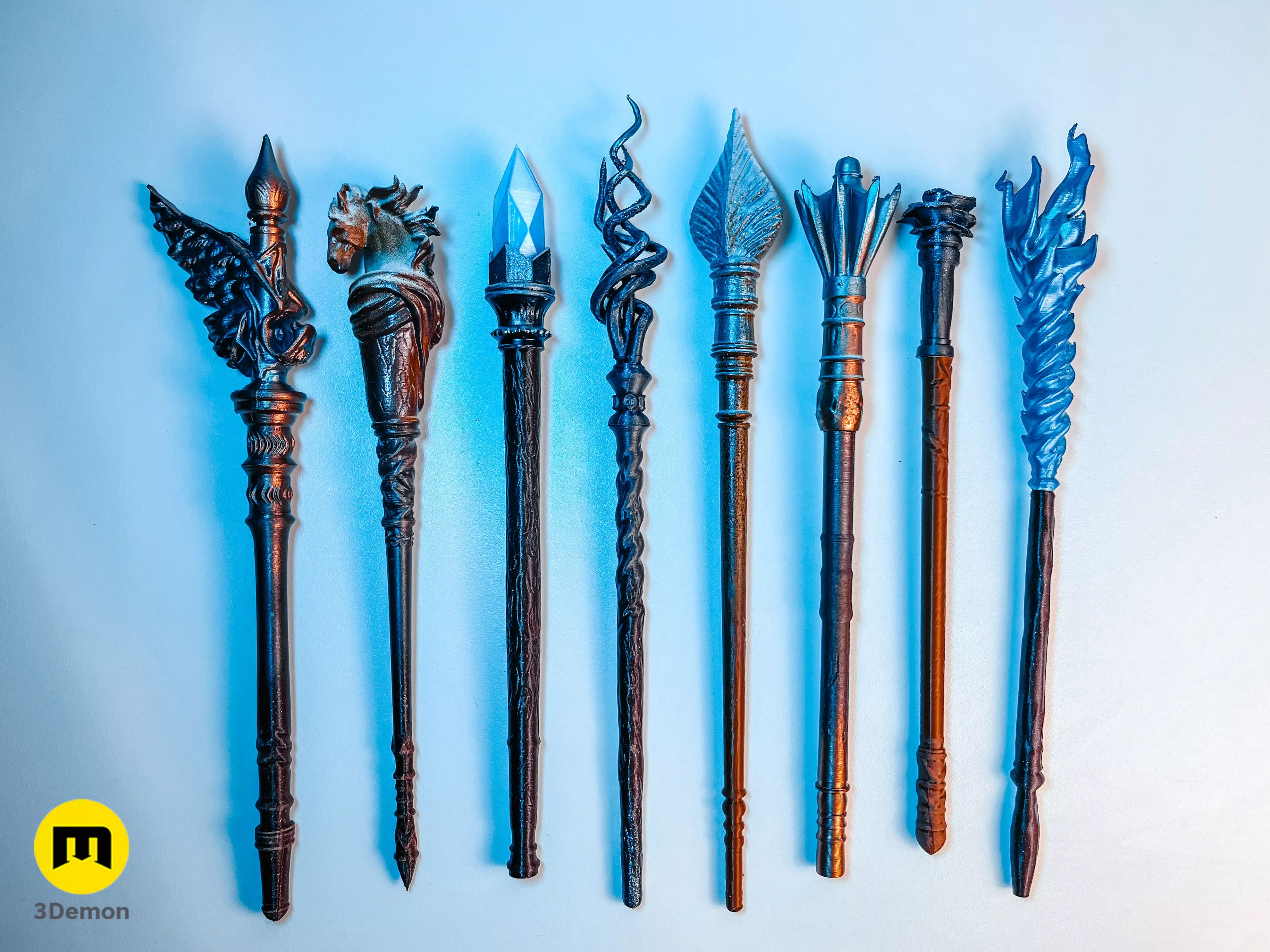 Beauxbatons Academy of Magic wands 3D print model_0
