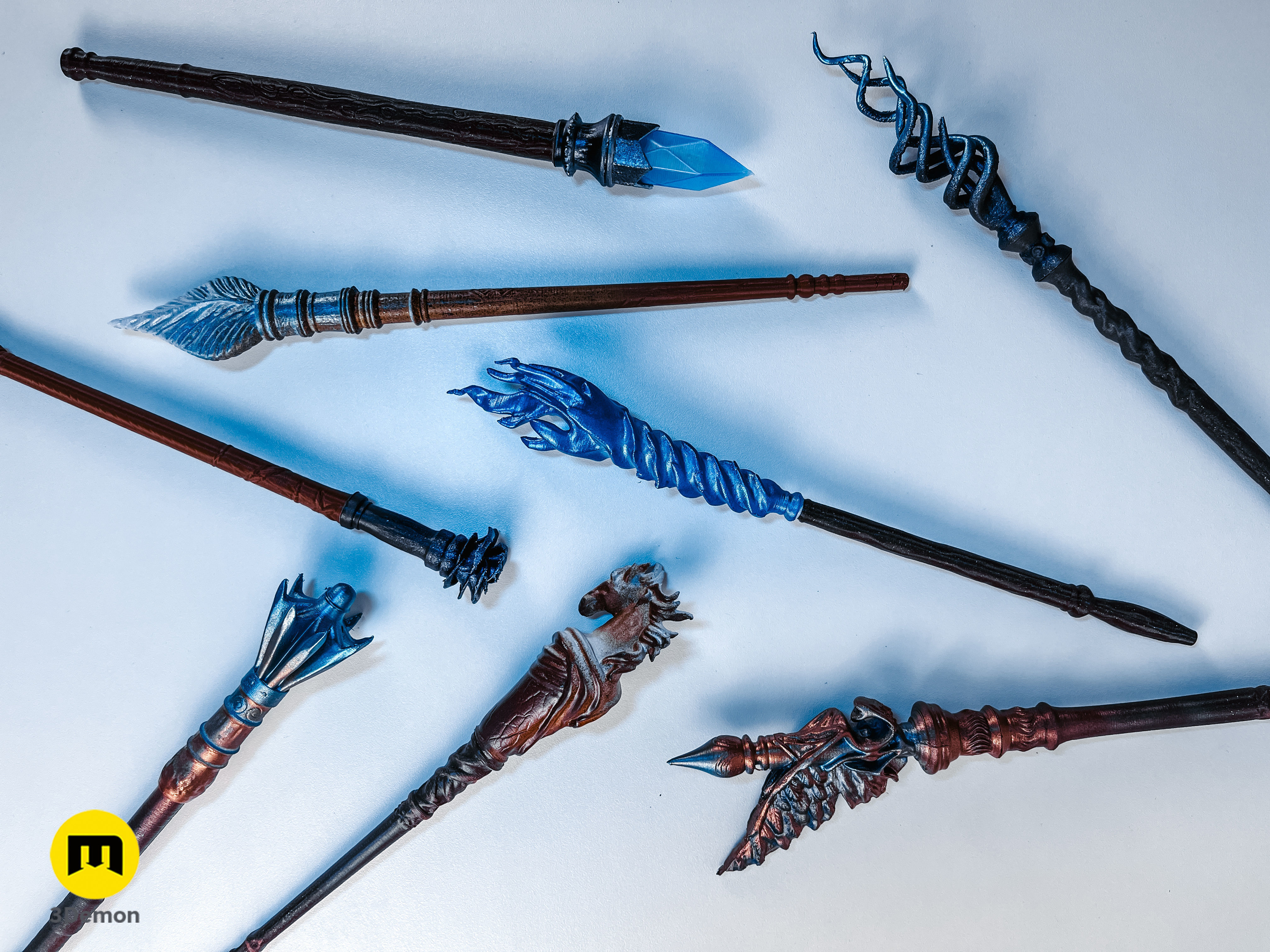 Beauxbatons Academy of Magic wands 3D print model_4