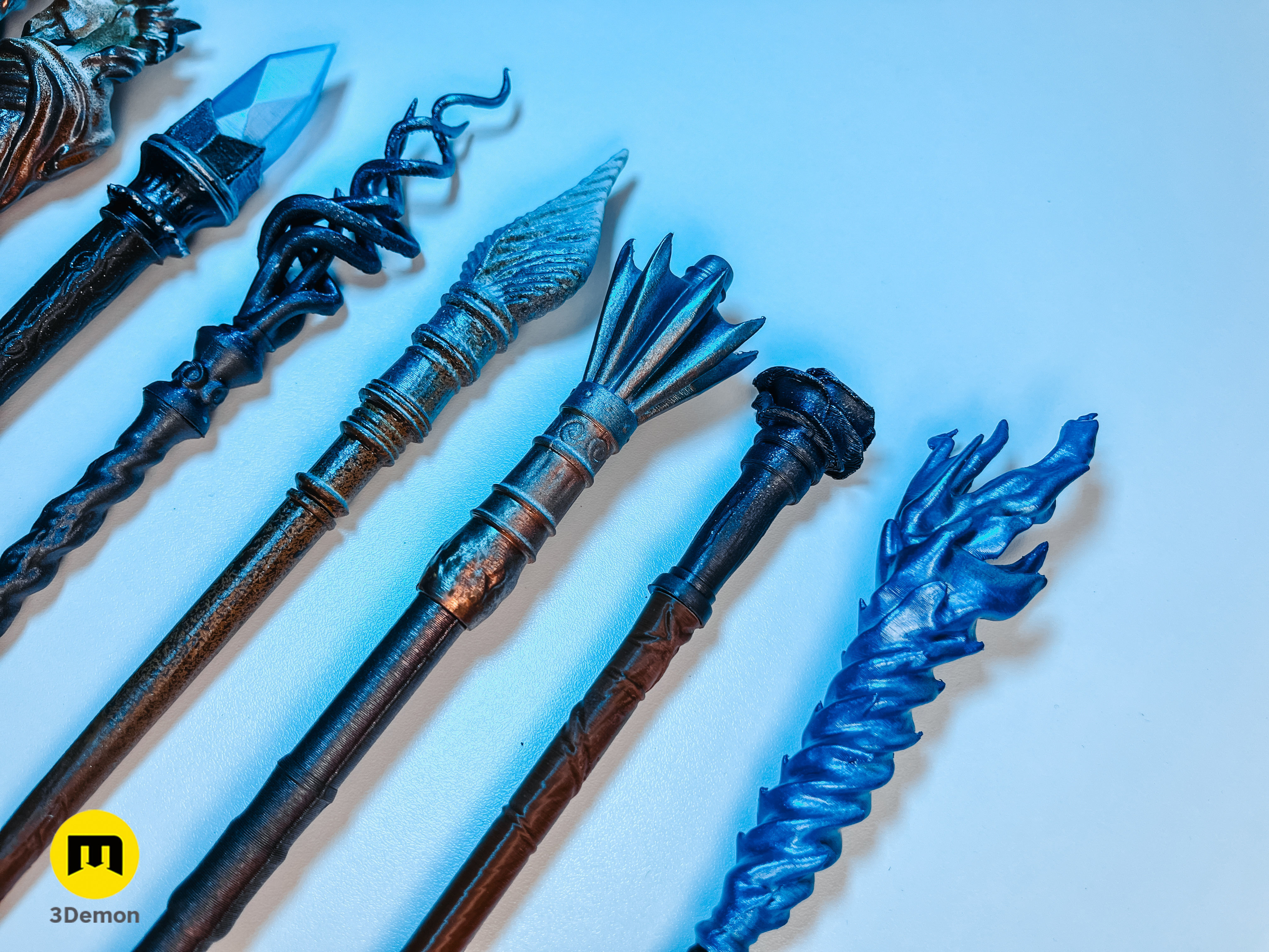 Beauxbatons Academy of Magic wands 3D print model_7