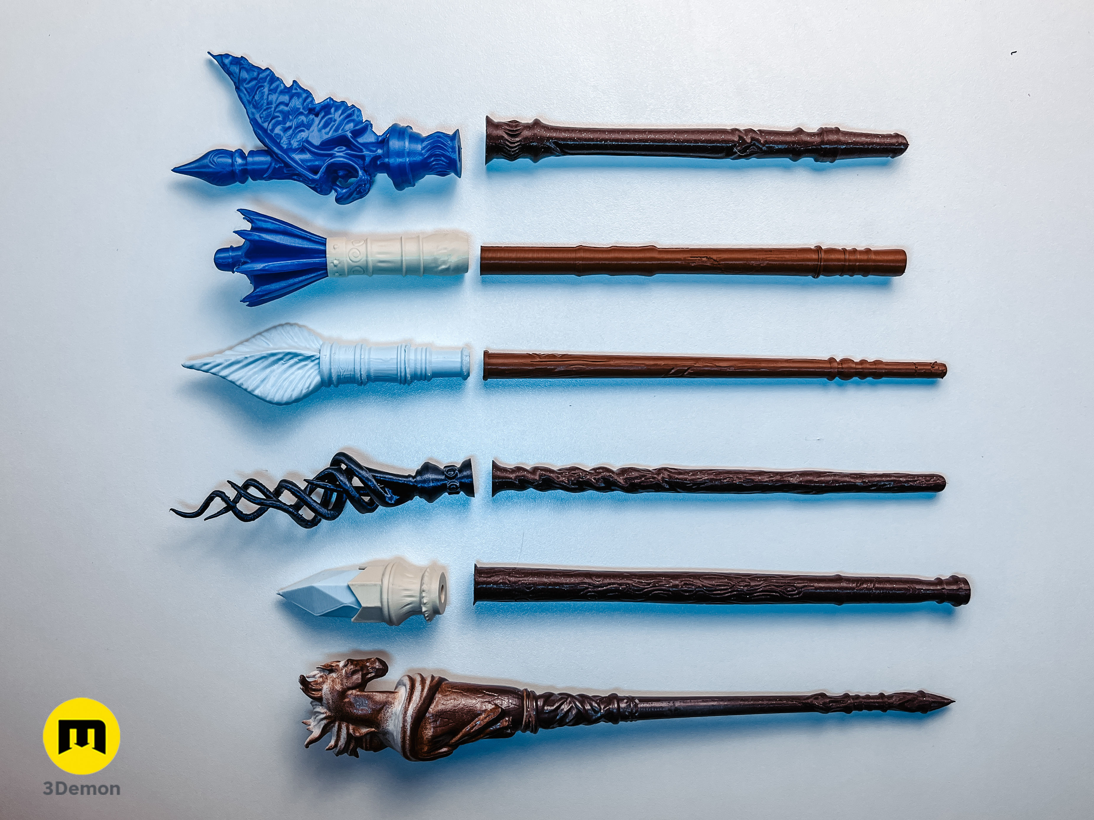 Beauxbatons Academy of Magic wands 3D print model_2