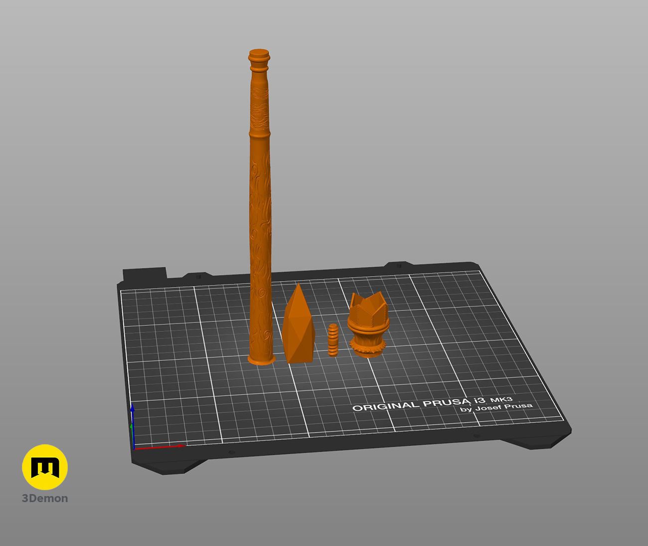 Beauxbatons Academy of Magic wands 3D print model_5