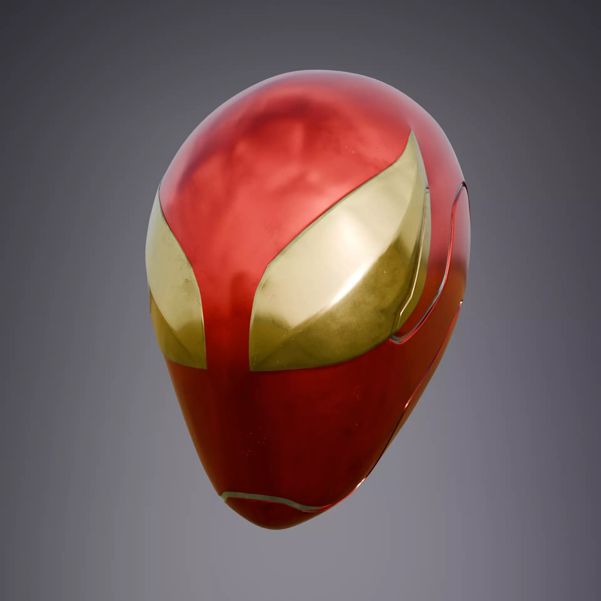 Iron spider helmet 3D model_0