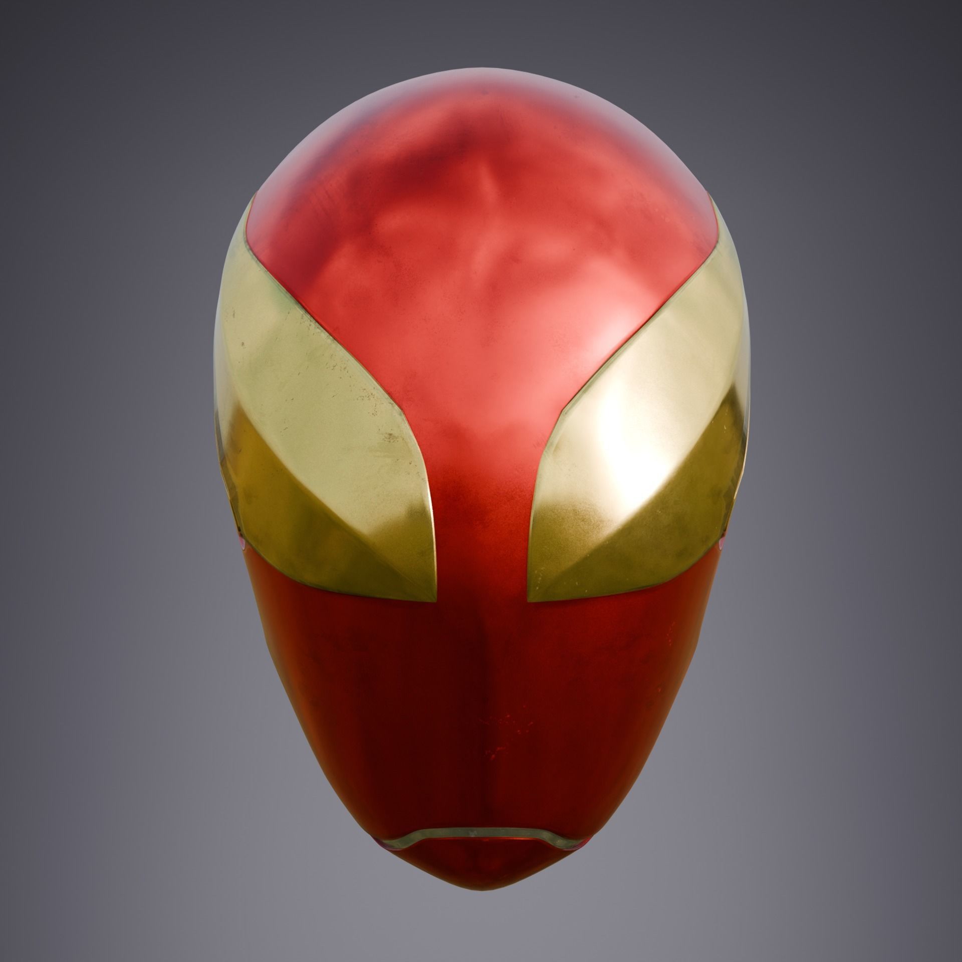 Iron spider helmet 3D model_2