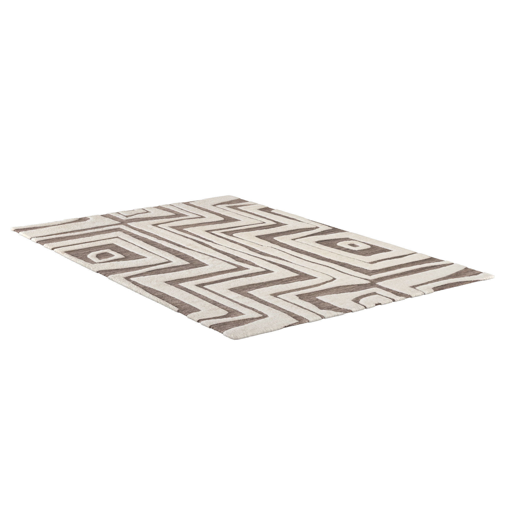 BANNU WOOL RUG 3D model_1