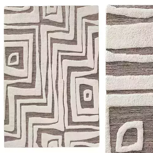 BANNU WOOL RUG 3D model