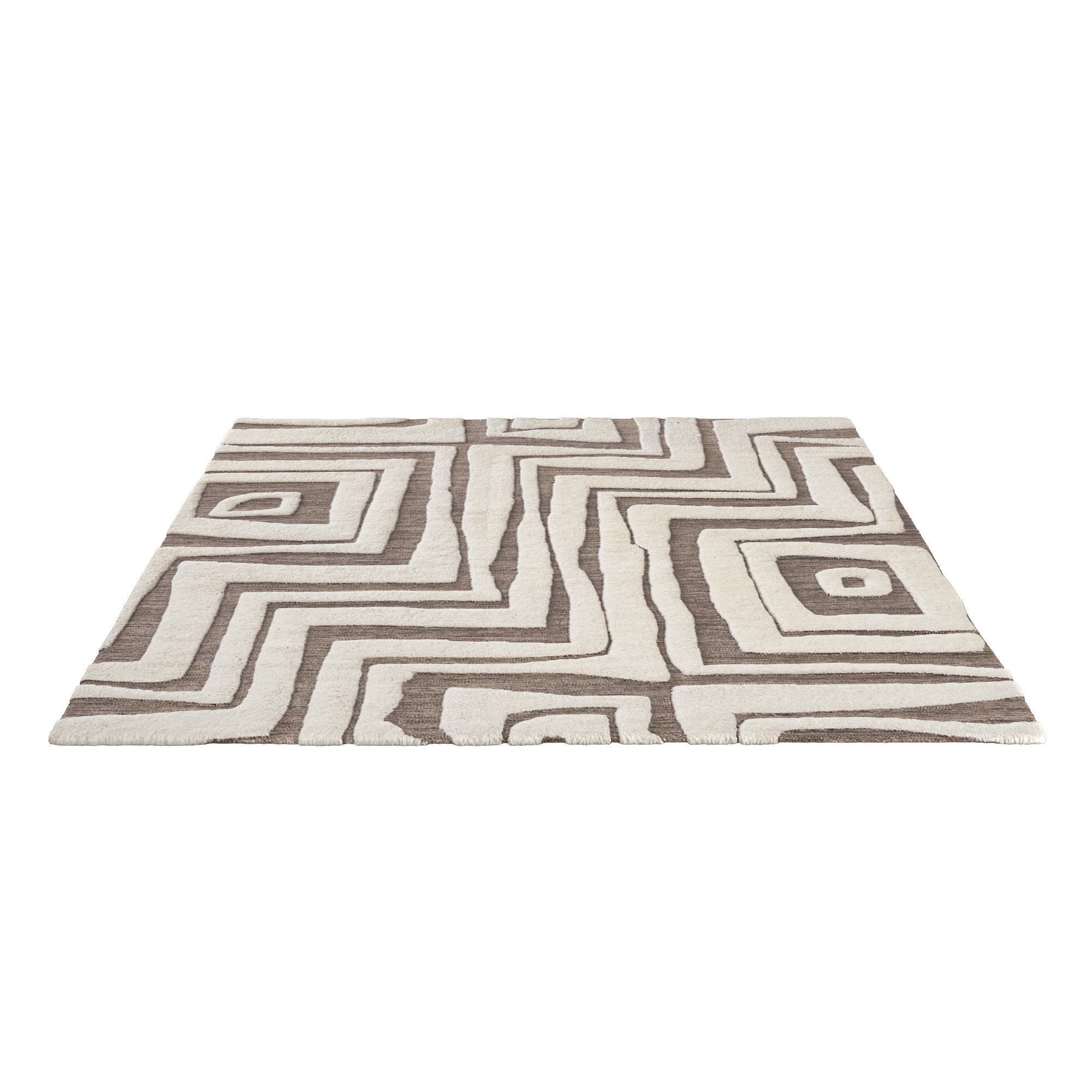 BANNU WOOL RUG 3D model_2